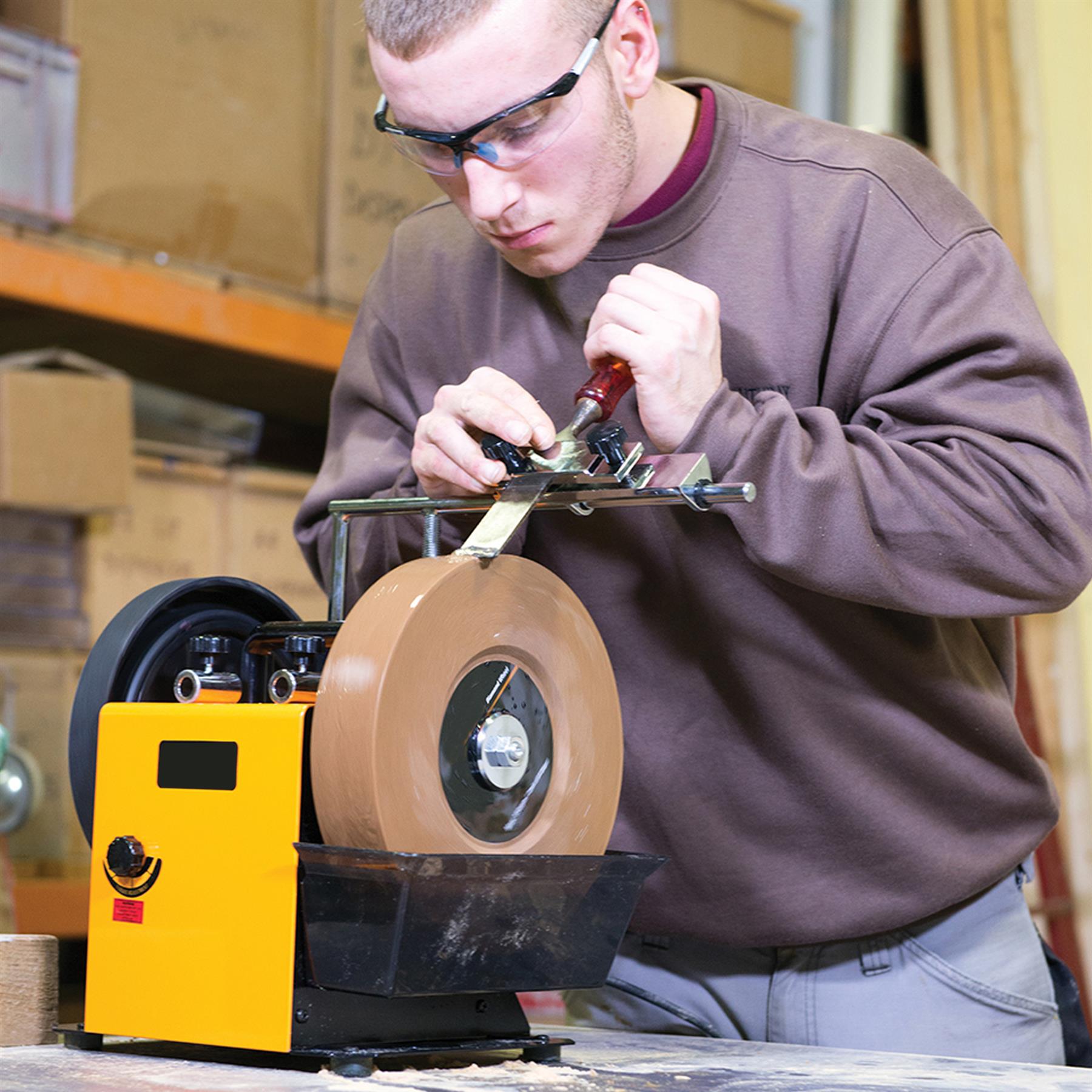 Heavy Duty Wetstone Sharpener 120W Twss10 Hand Tools Power Sharpen Blade