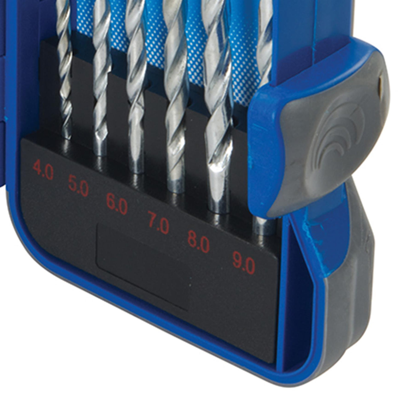 19Pce Titanium-Coated Hss & Masonry Drill Bit Set Professional Hand Tool