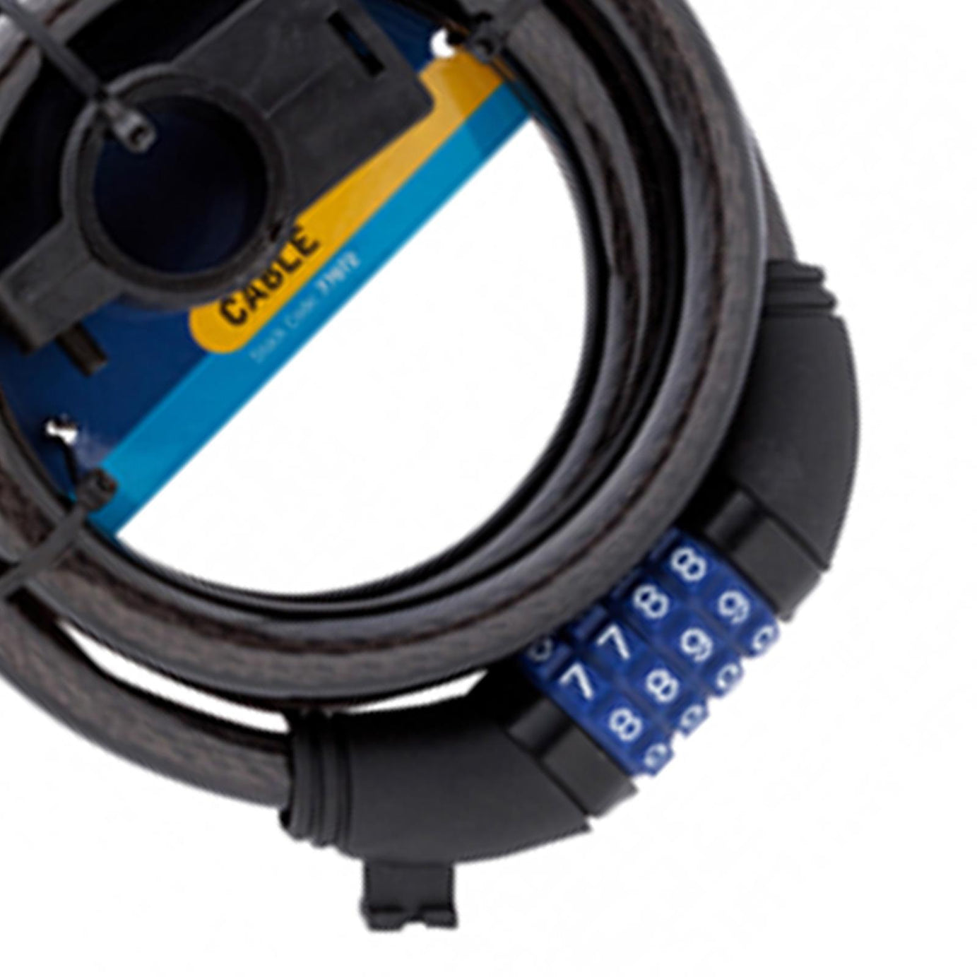 BlueSpot 1.5m x 15mm 4 Digit Combination Cable Bicycle Lock Bike Chain