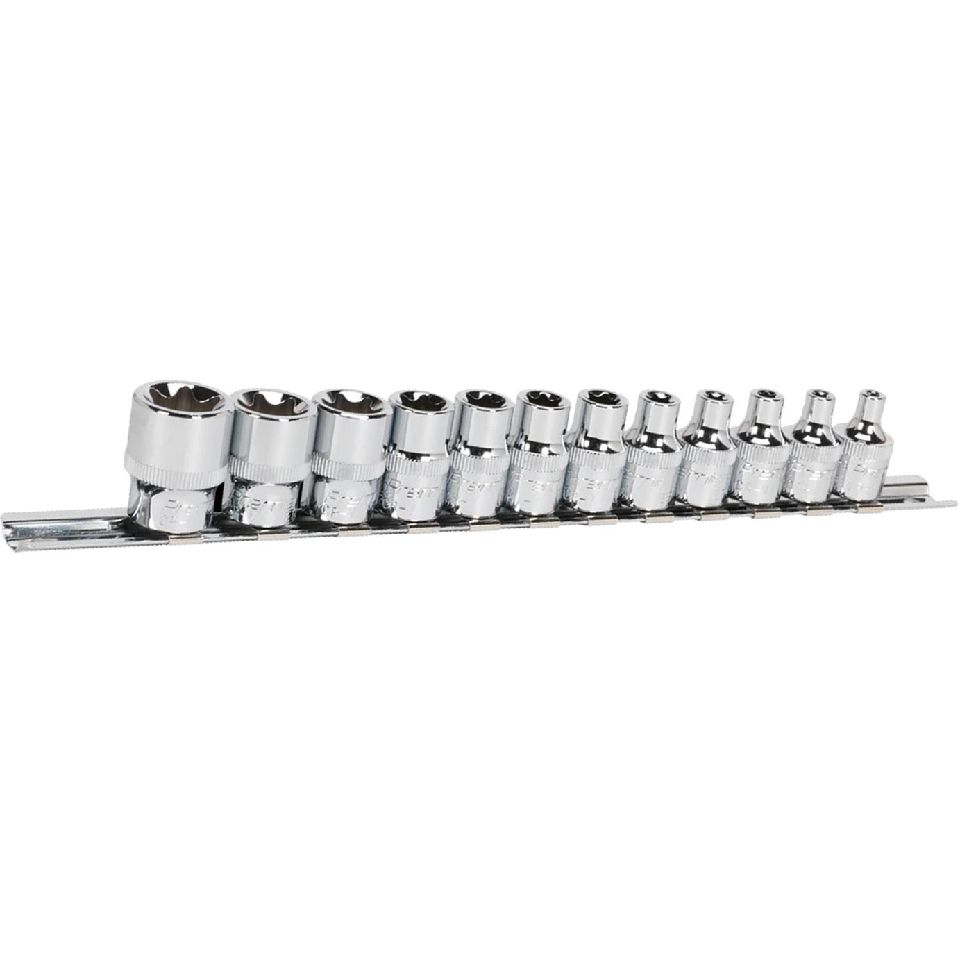 Sealey TRX-Star* Socket Set 12pc 3/8"Sq Drive E4-E20