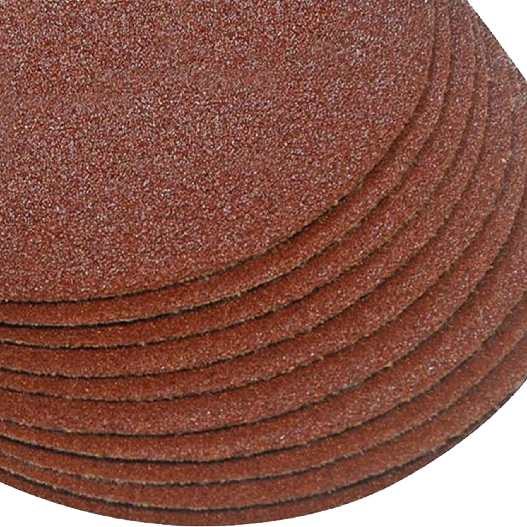 30Pk Sanding Discs 300mm 60 80 120 Grit Hook Loop Aluminium Oxide Sander Polish