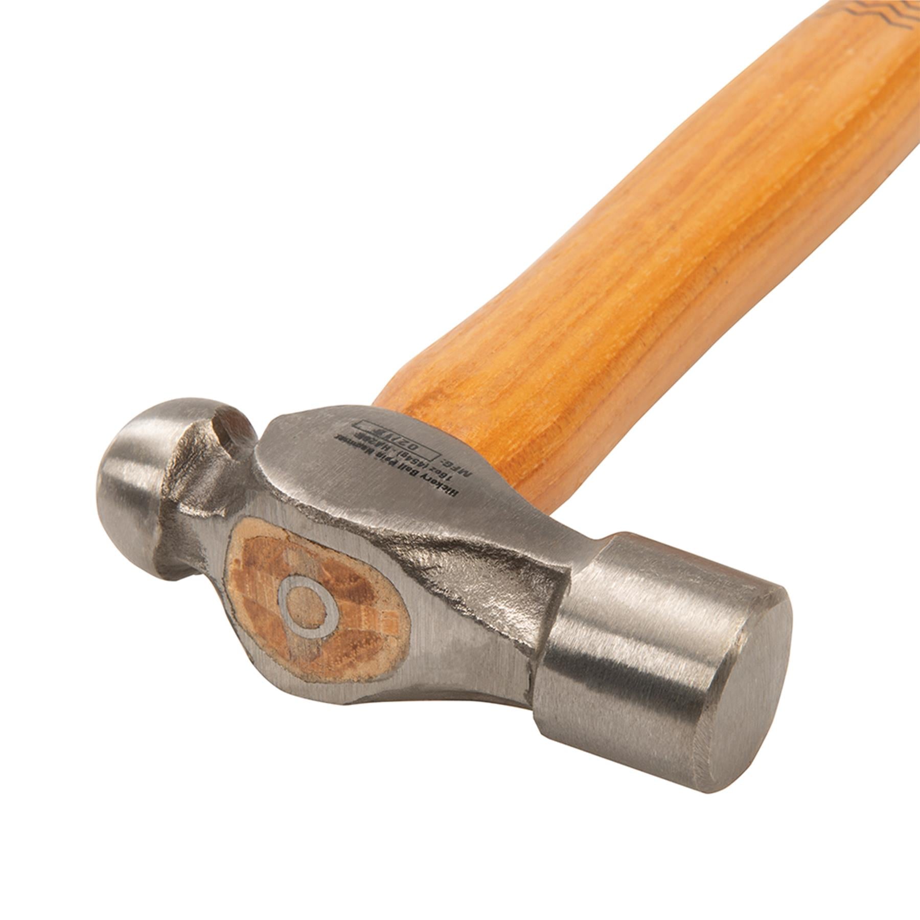 Hickory Ball Pein Hammer 16Oz (454G) Strong Forged Steel Metal Punching Riveting