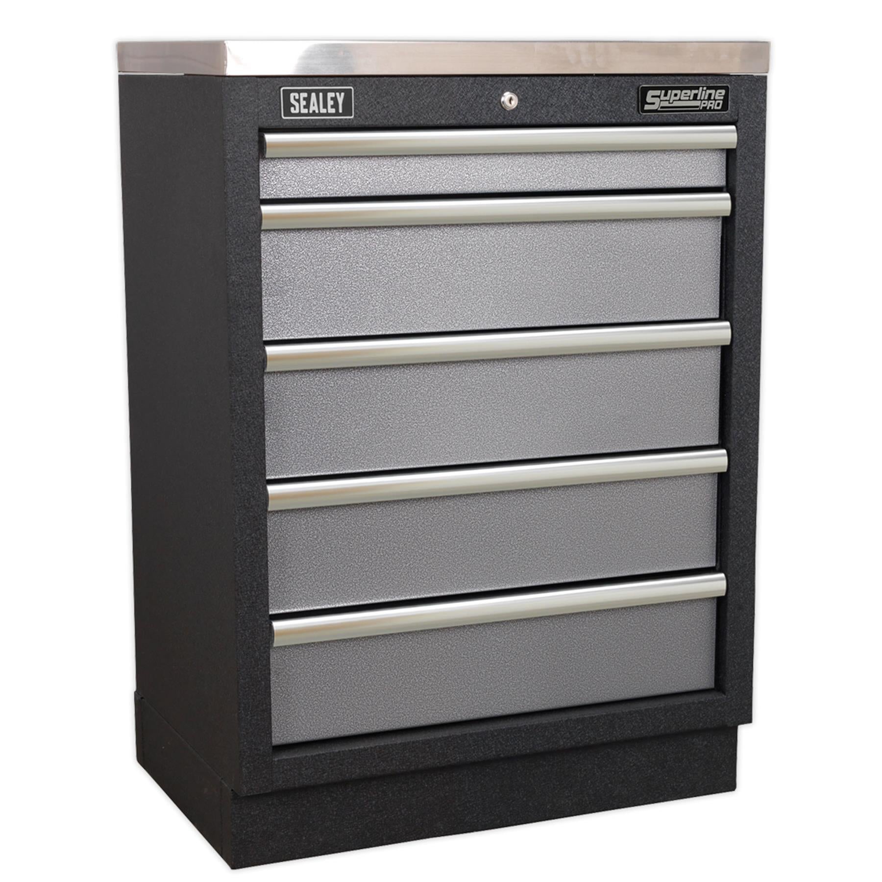 Sealey Superline Pro 4.9m Storage System - Stainless Worktop
