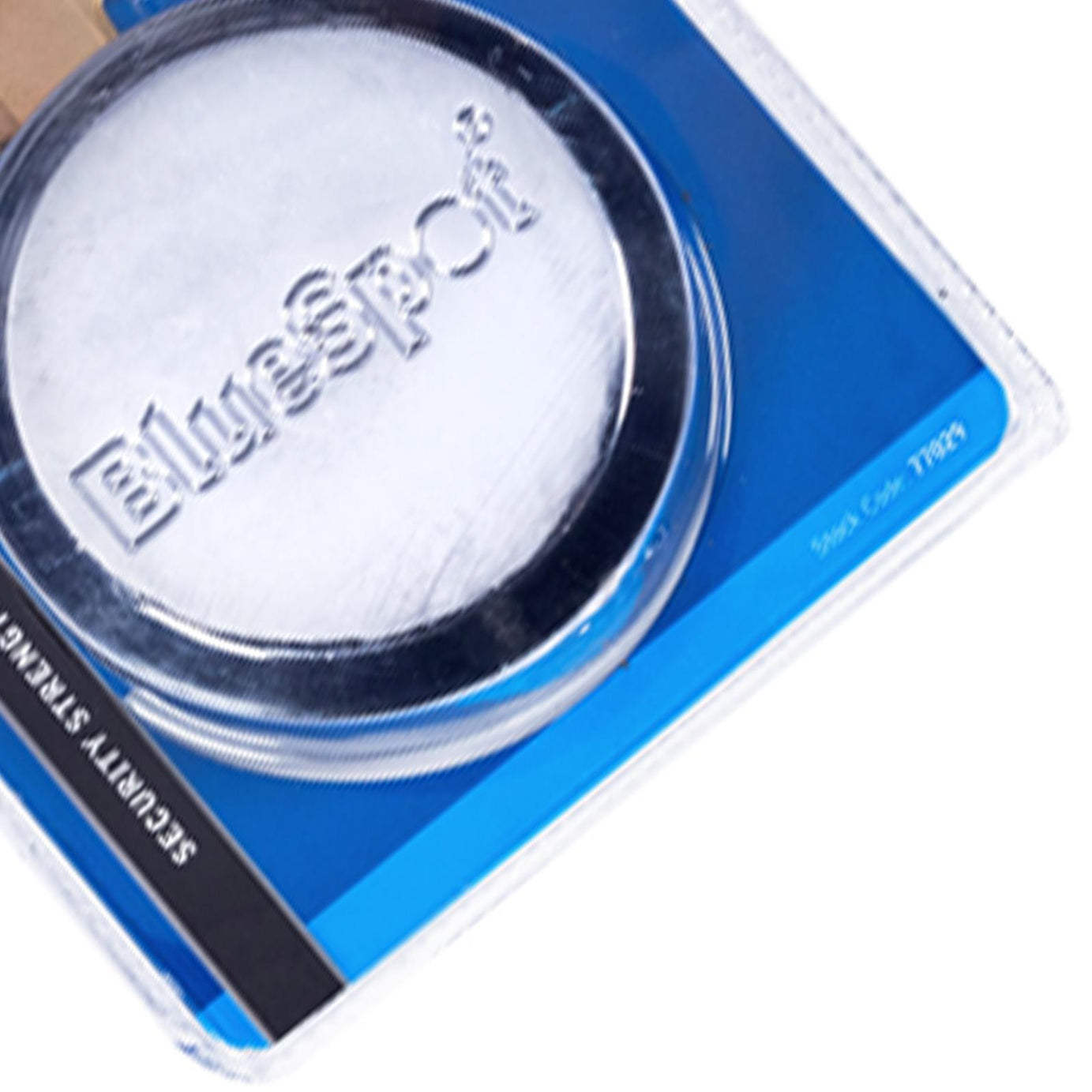 BlueSpot 73mm Ø Round SHACKLELESS PADLOCK Chrome Finish Shed Gate Garage Bike