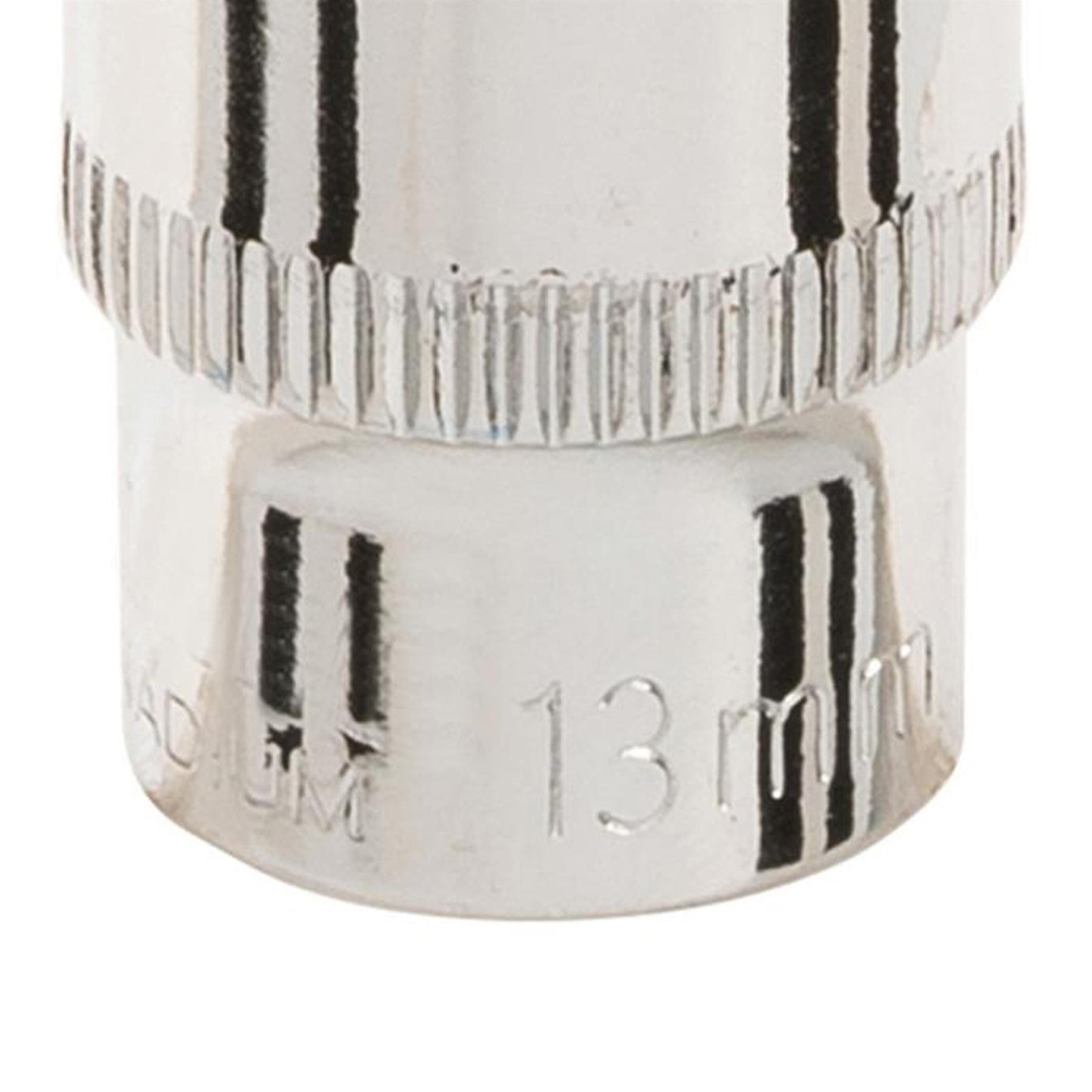 Quality Socket 1/4" Drive Metric Hex Square 13mm Individual Hex Polished Crv
