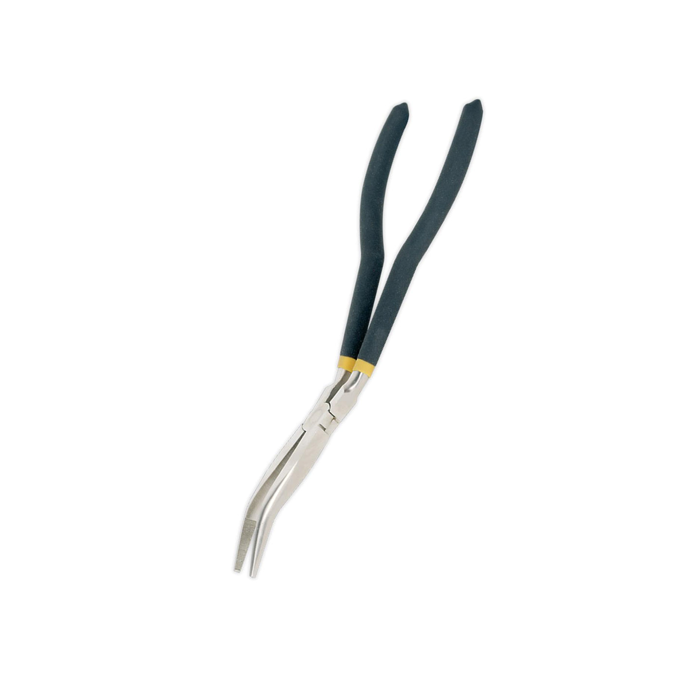 Sealey Needle Nose Pliers 280mm Offset Ni-Fe Finish