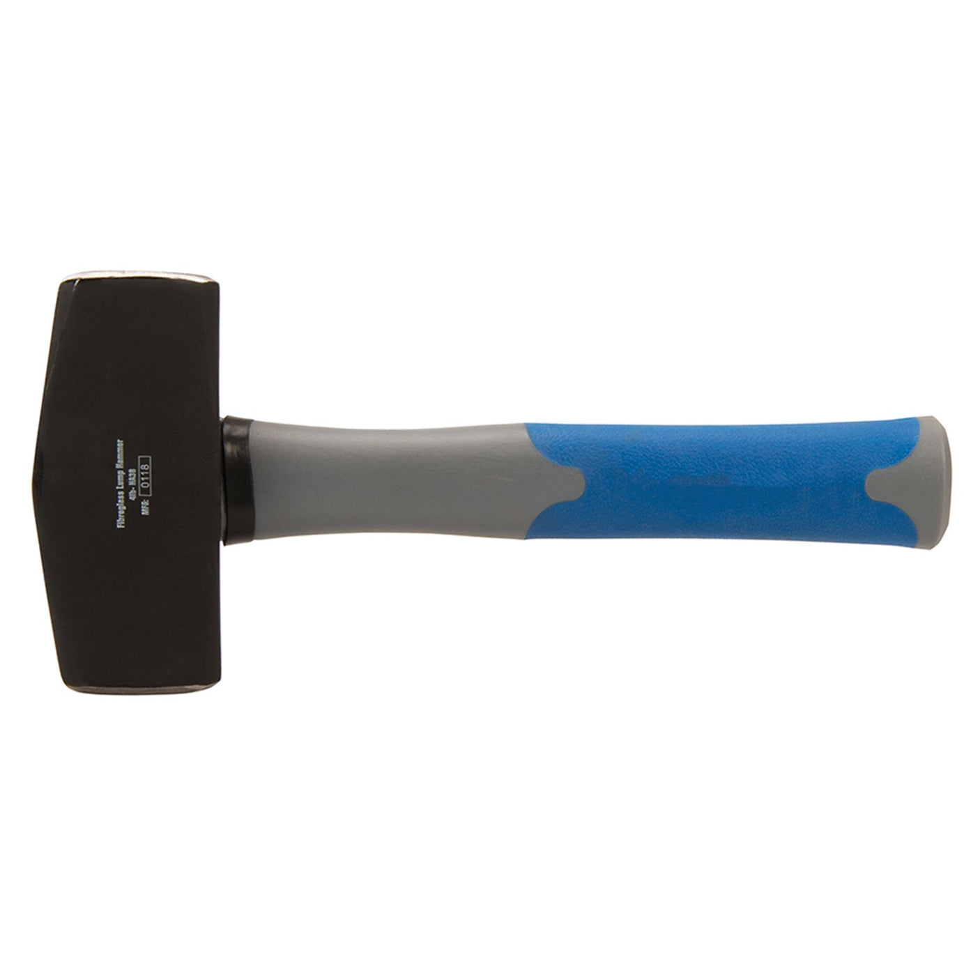 Fibreglass Lump Hammer 4Lb (1.81Kg) Steel Mallet High Grip Demoliton Building