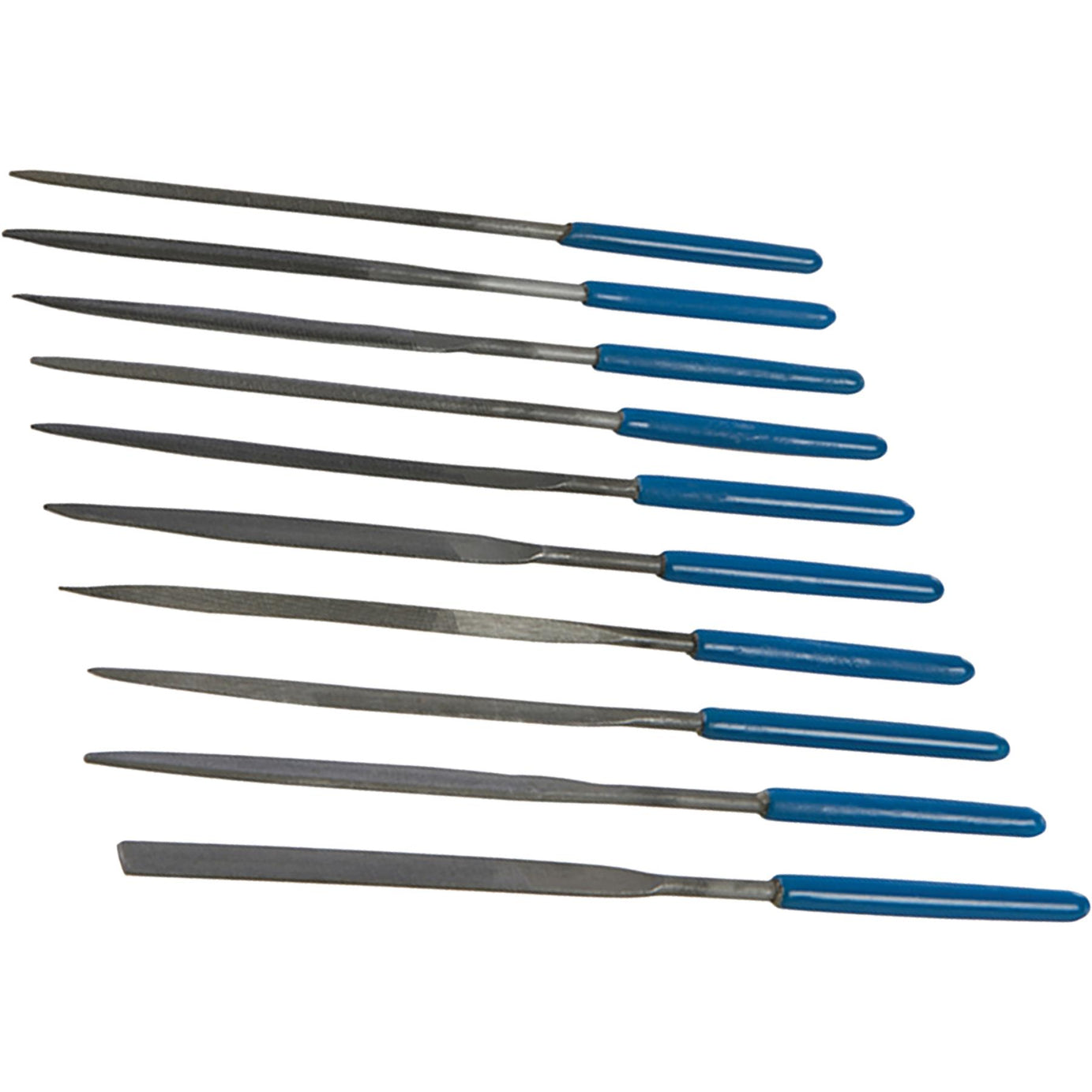 High-Quality Genuine Needle File Set 10pcs Flat Files Warding File Round Crossing Hobbying Crafts