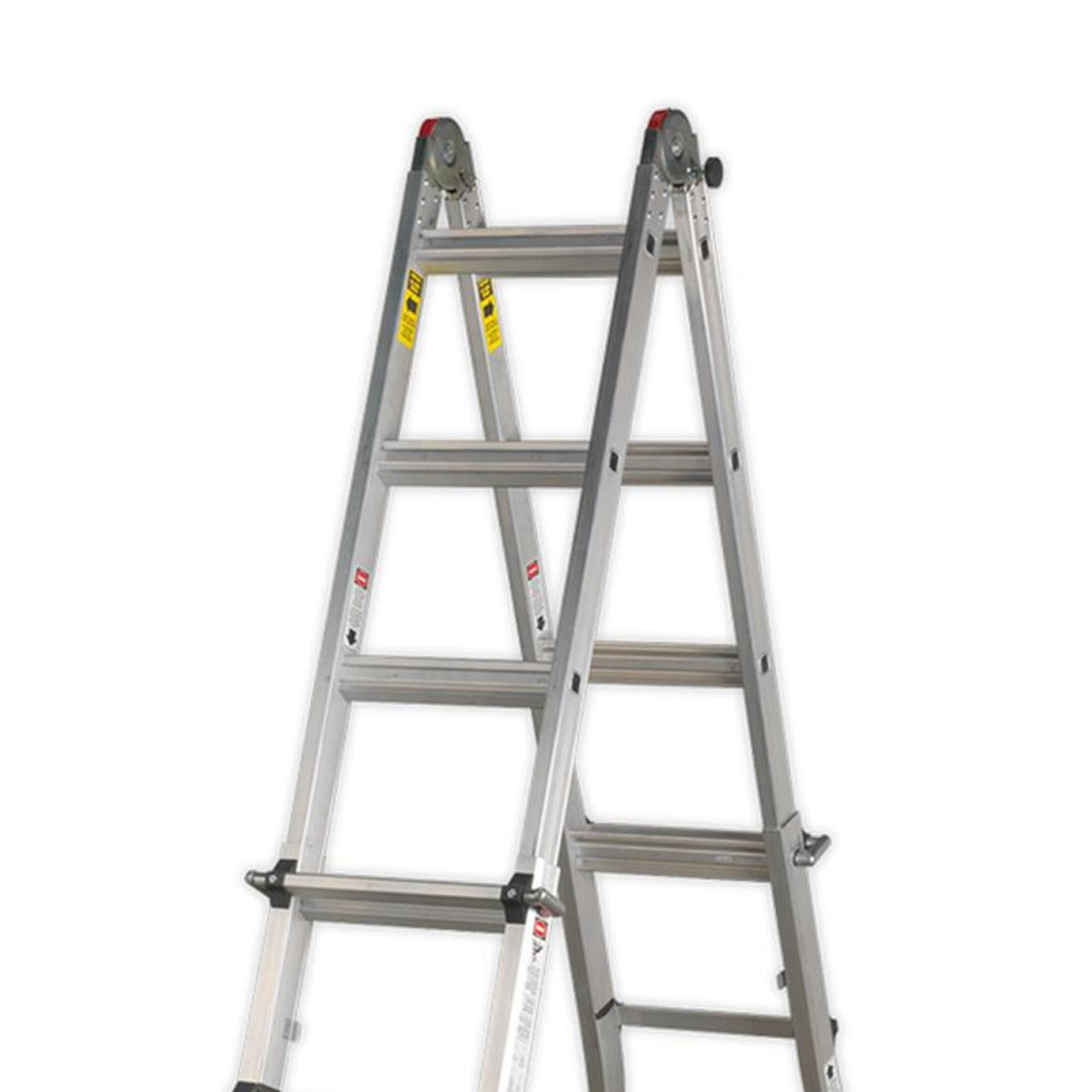 Sealey Aluminium Telescopic Ladder 4-Way EN 131 Adjustable Height