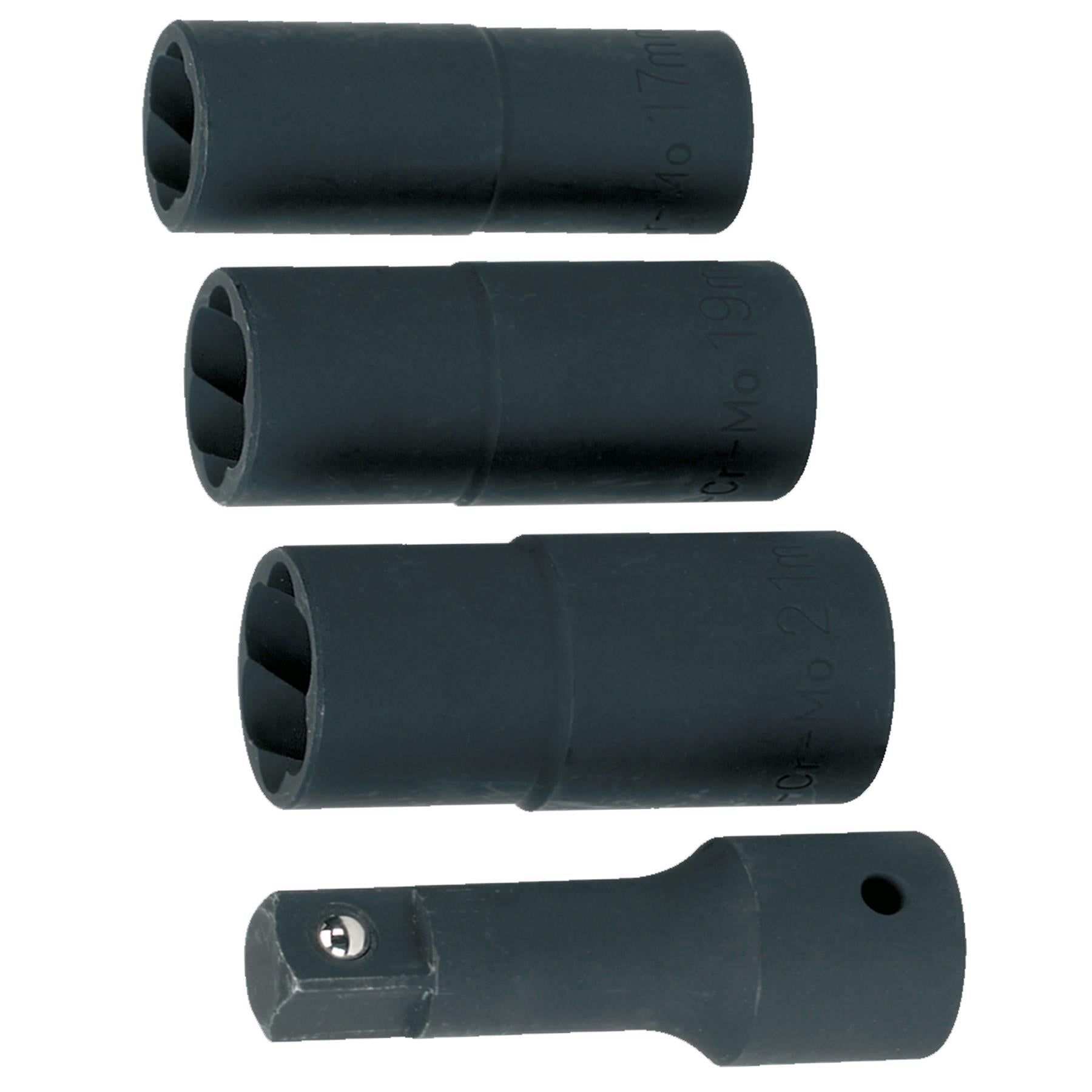 Sealey Impact Wheel Nut/Removal Flip Sockets 1/2"Sq Drive