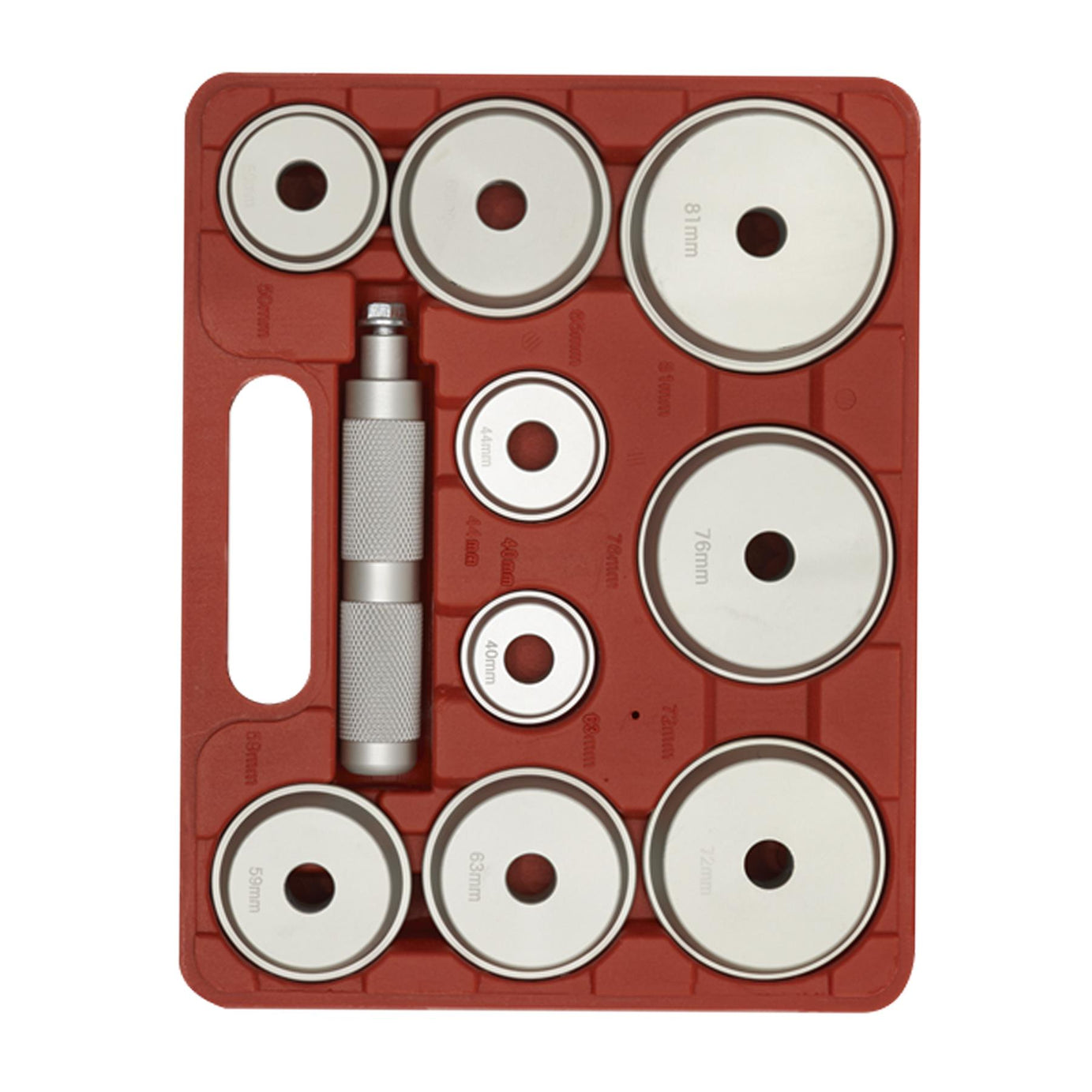 Sealey Bearing Race & Seal Driver Set 10pc - Aluminium