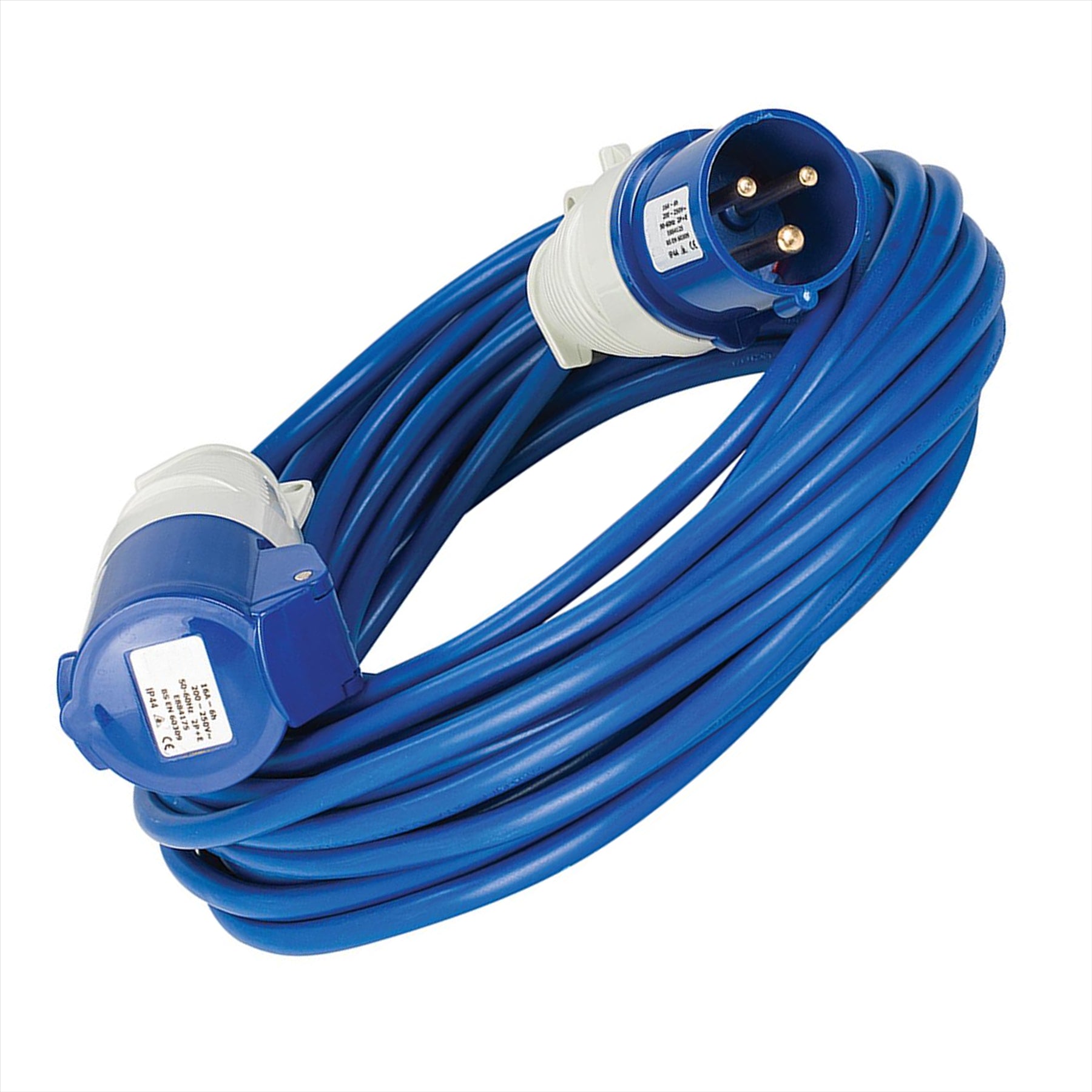 Defender Extension Lead Blue 2.5mm2 16A 14m 230V