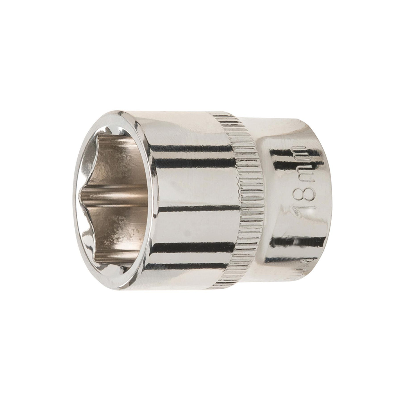 Socket 3/8" Drive Metric Hex Square 18mm Individual Hex Polished Crv Tool
