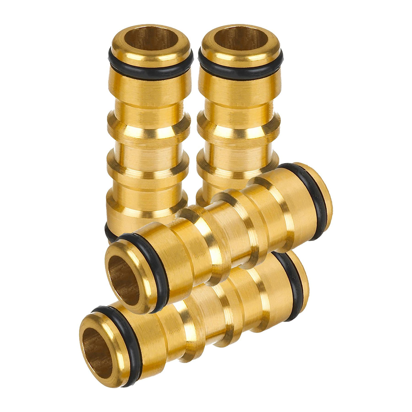 4x Solid 1/2" Brass Quick Connect