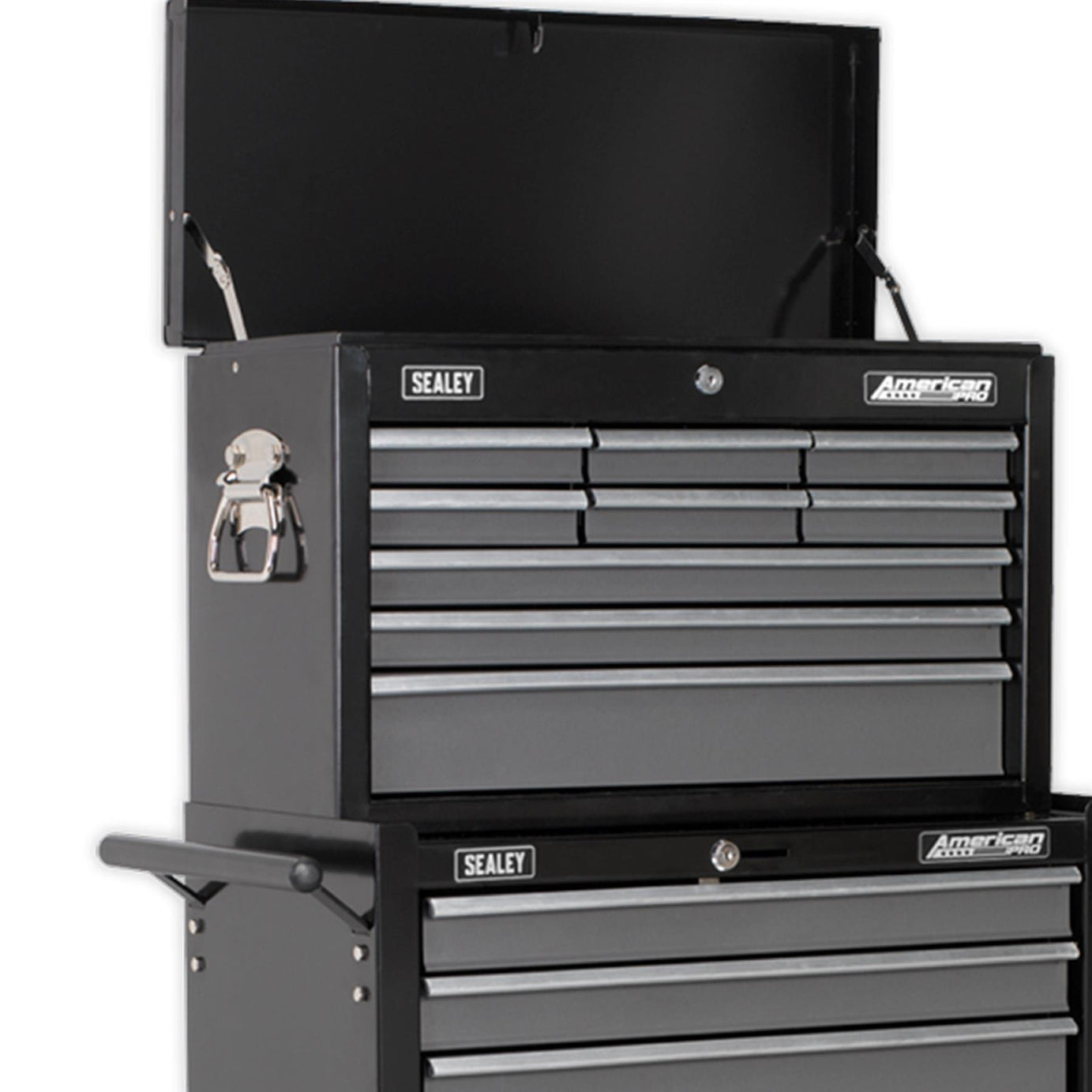 Sealey Topchest & Rollcab Combo 13 Drawer - Black/Grey