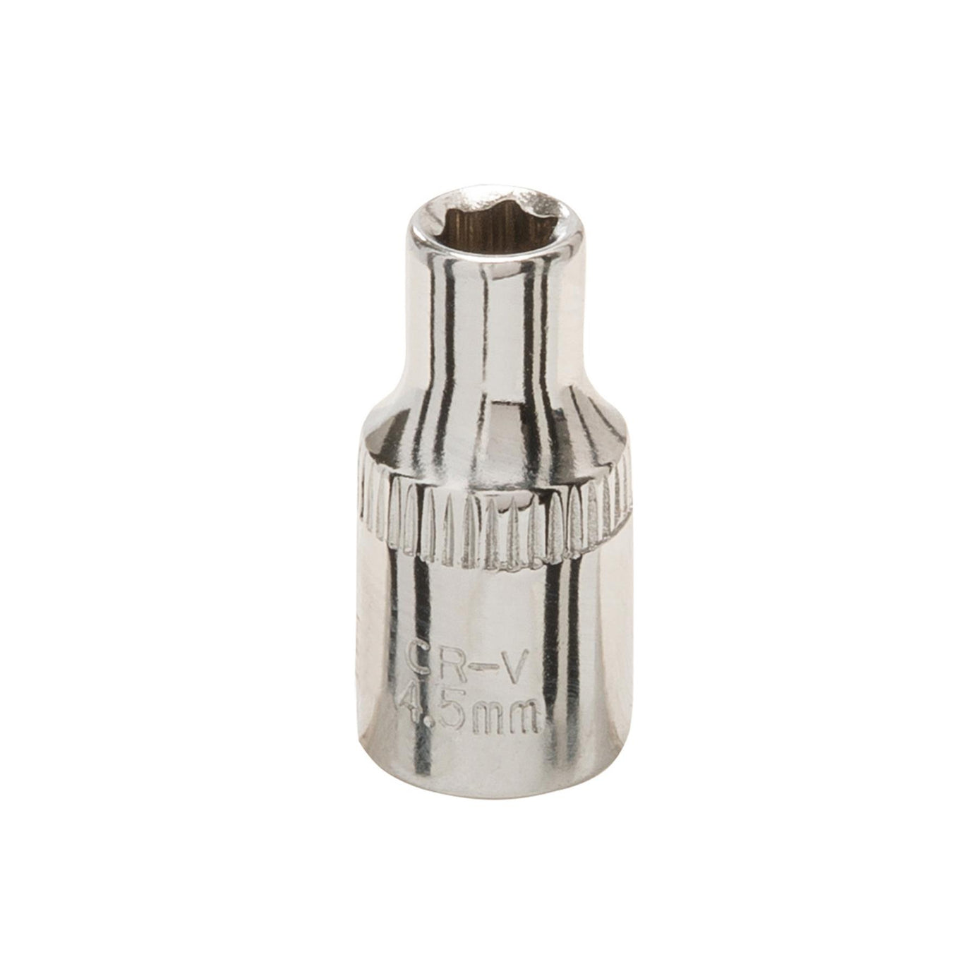 Quality Socket 1/4" Drive Metric Hex Square 4.5mm Individual Hex Polished Crv