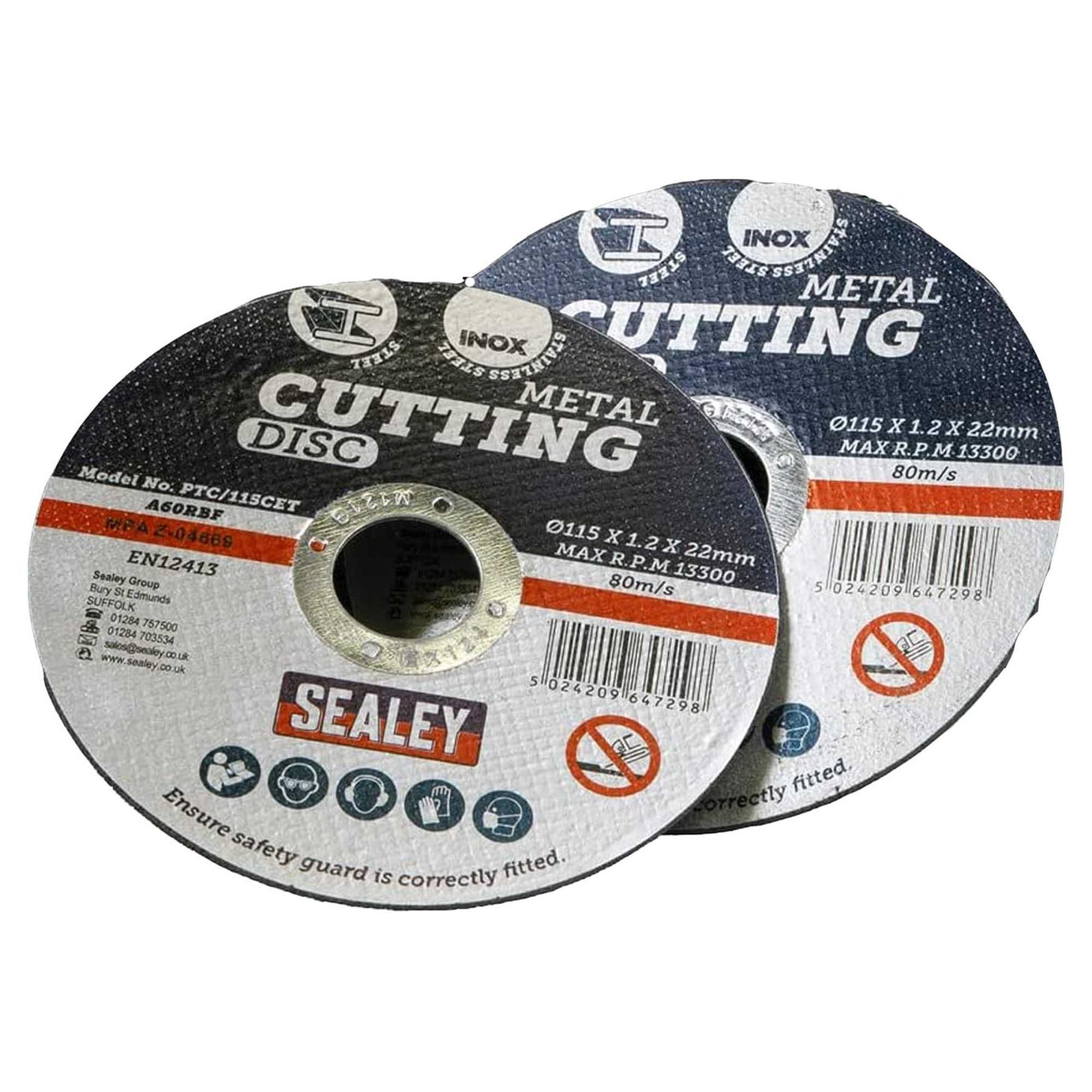 Cutting Disc Pack of 100 Ø115 x 1.2mm Ø22mm Bore