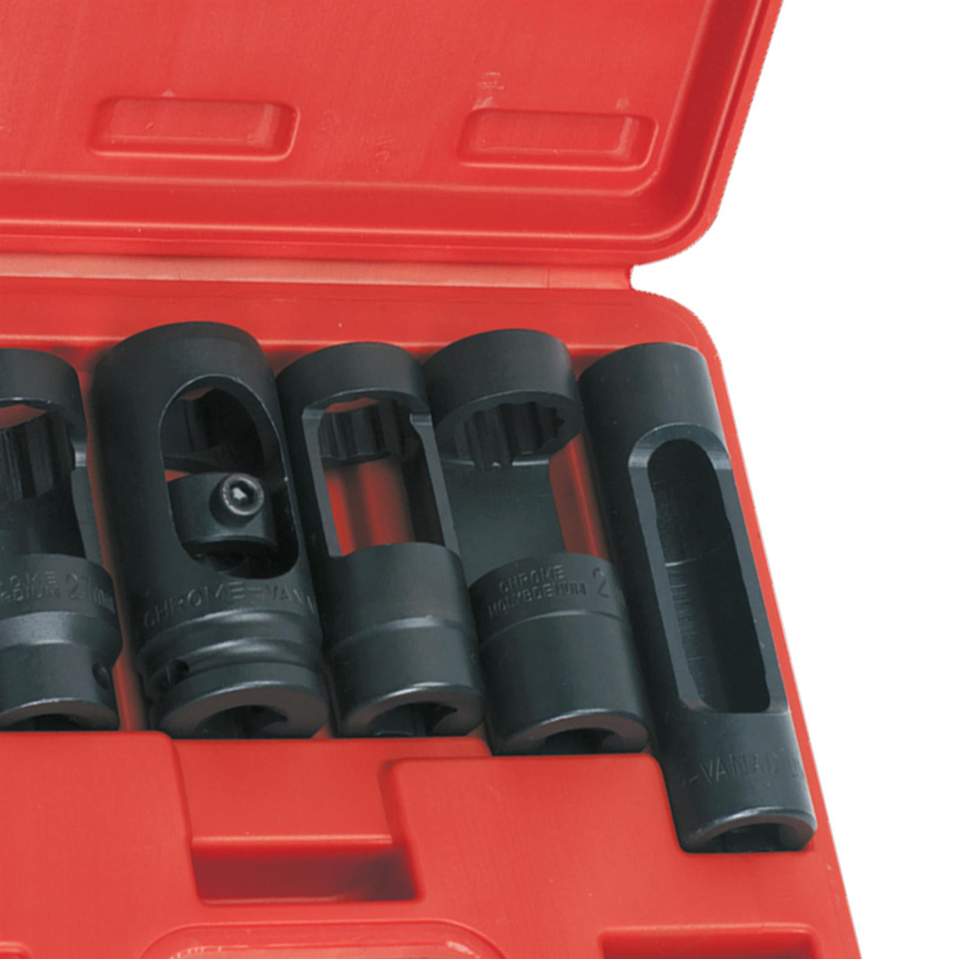 Diesel Injector Window Socket Set 6pc 1/2"Sq Drive Sealey