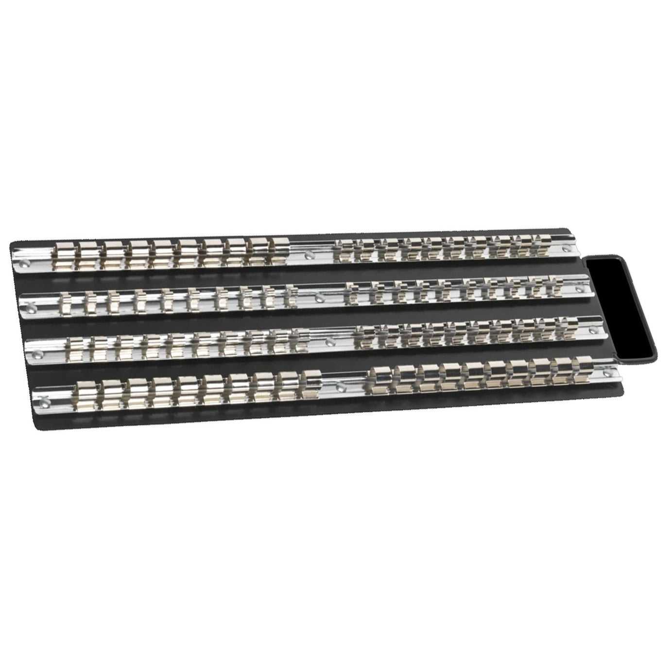 Sealey Socket Rail Tray Black 1/4", 3/8" & 1/2"Sq Drive
