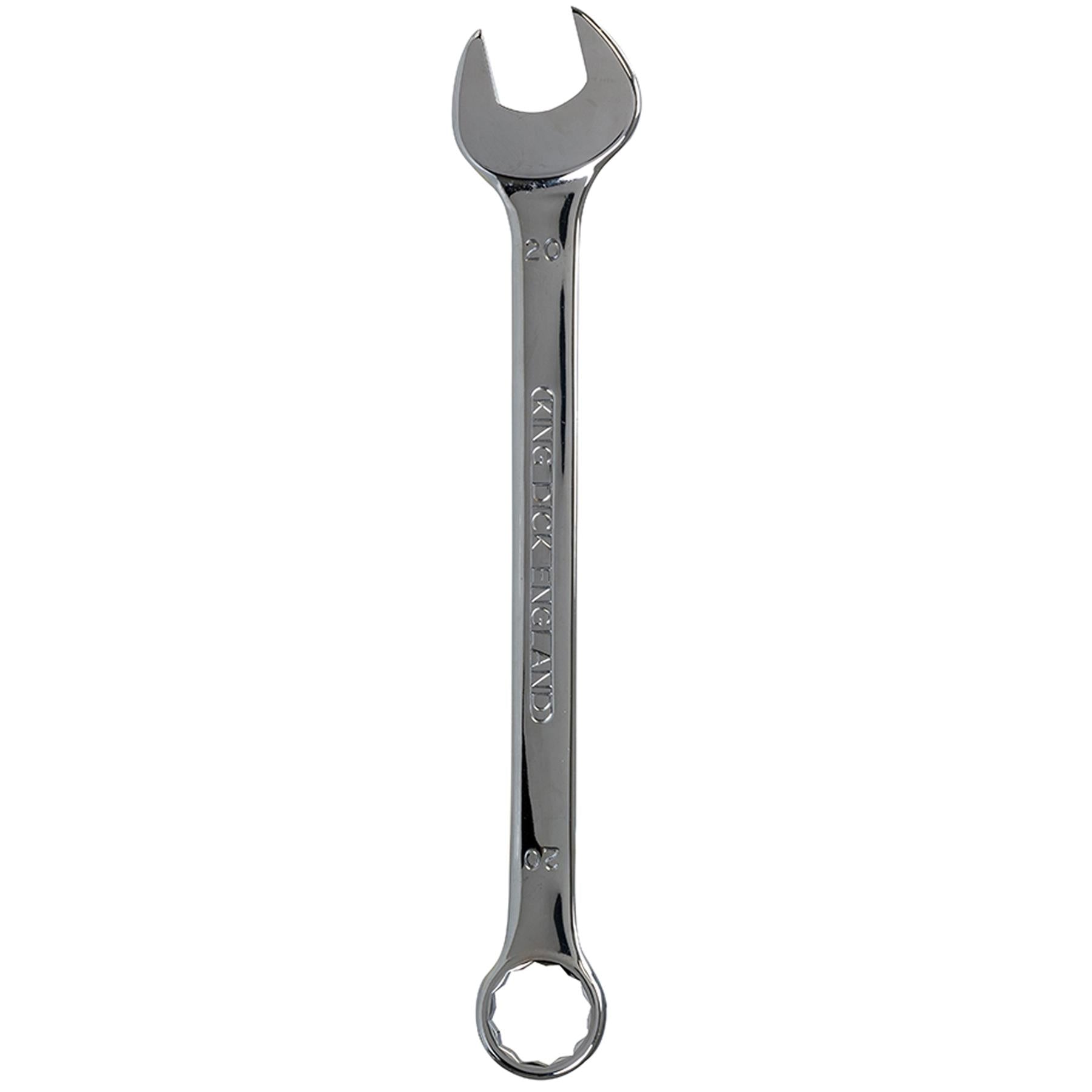 King Dick metric 20 MM polished chrome combination spanner wrenches spanners
