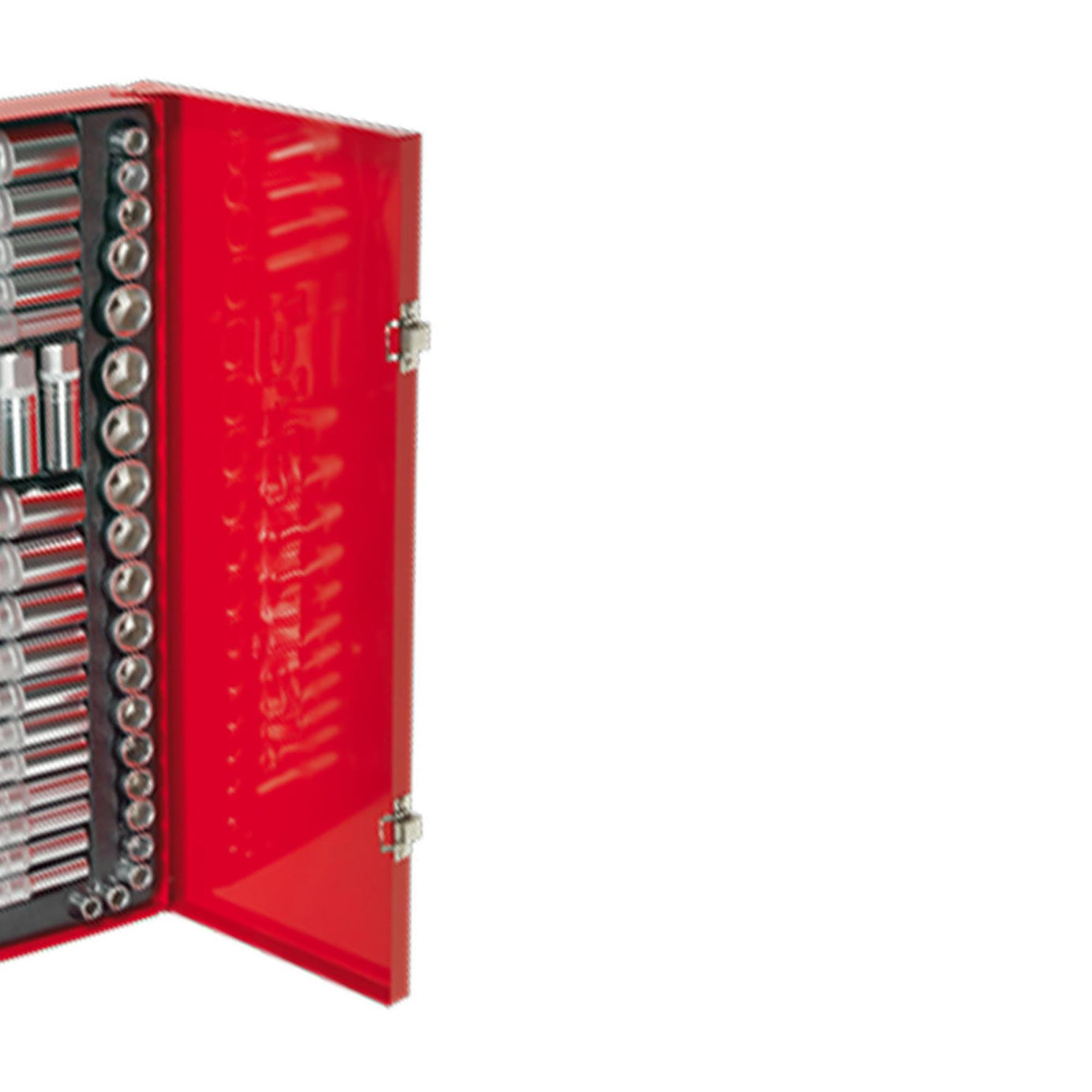 Sealey Socket Set 45pc 3/8"Sq Dr 6pt WallDrive - Metric/Imperial