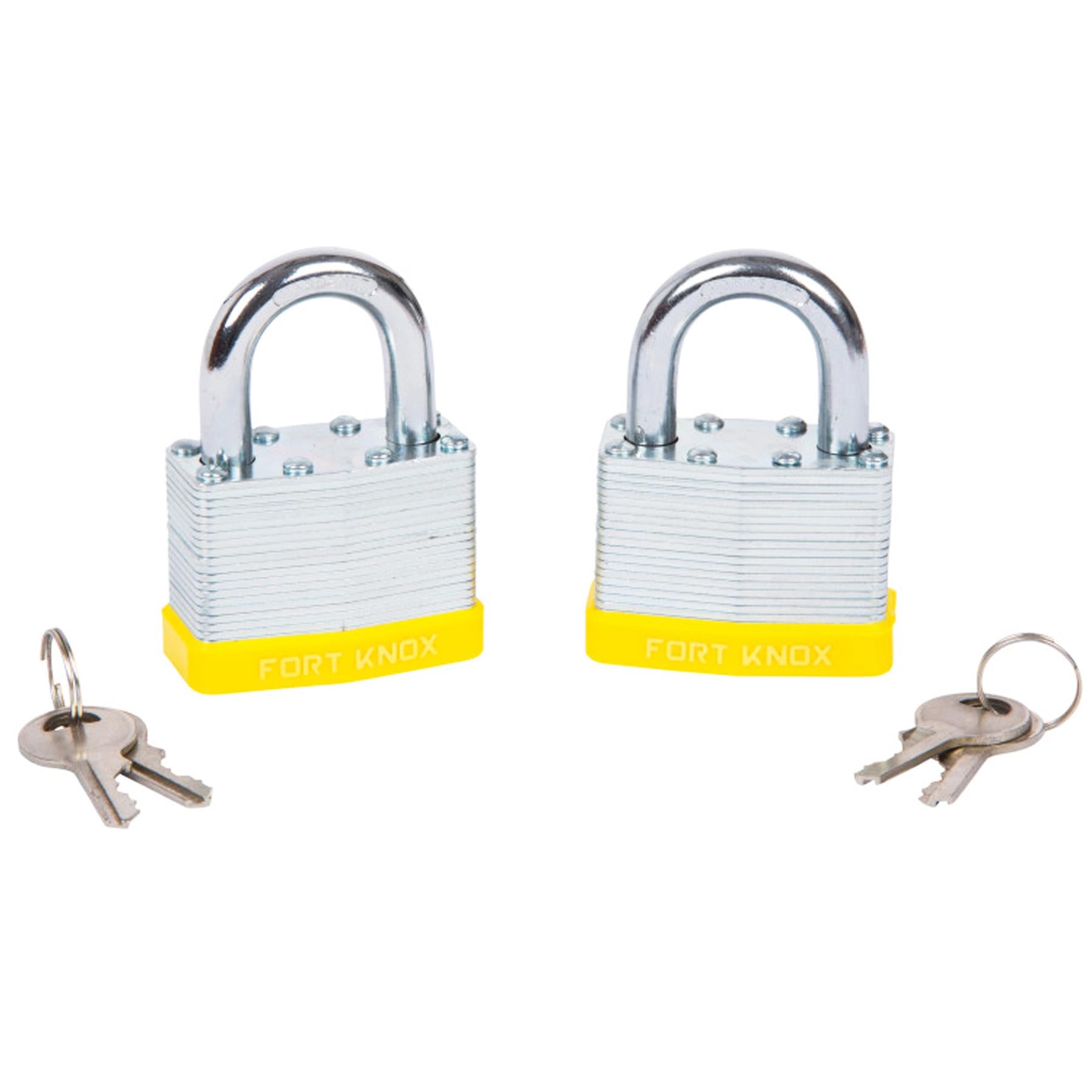 Bluespot 2 Pce 50mm Laminated Keyed Alike Padlocks Same Key