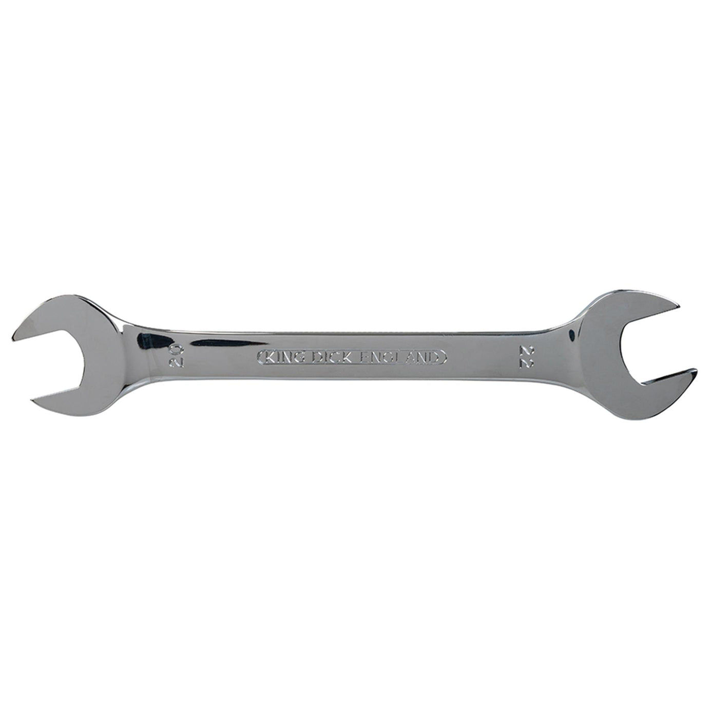 King Dick Open Ended Spanner Metric 20mm x 22mm Double End Chromed Vanadium Steel