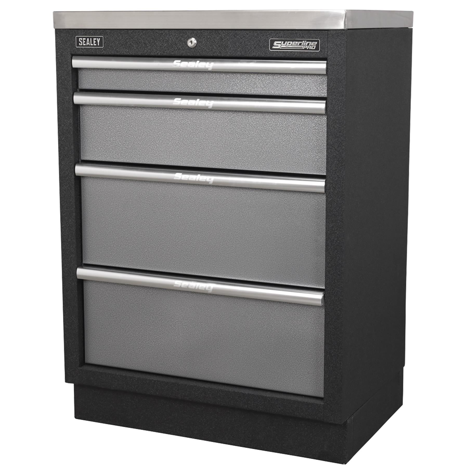Sealey Modular 4 Drawer Cabinet stainless steel separately 680mm