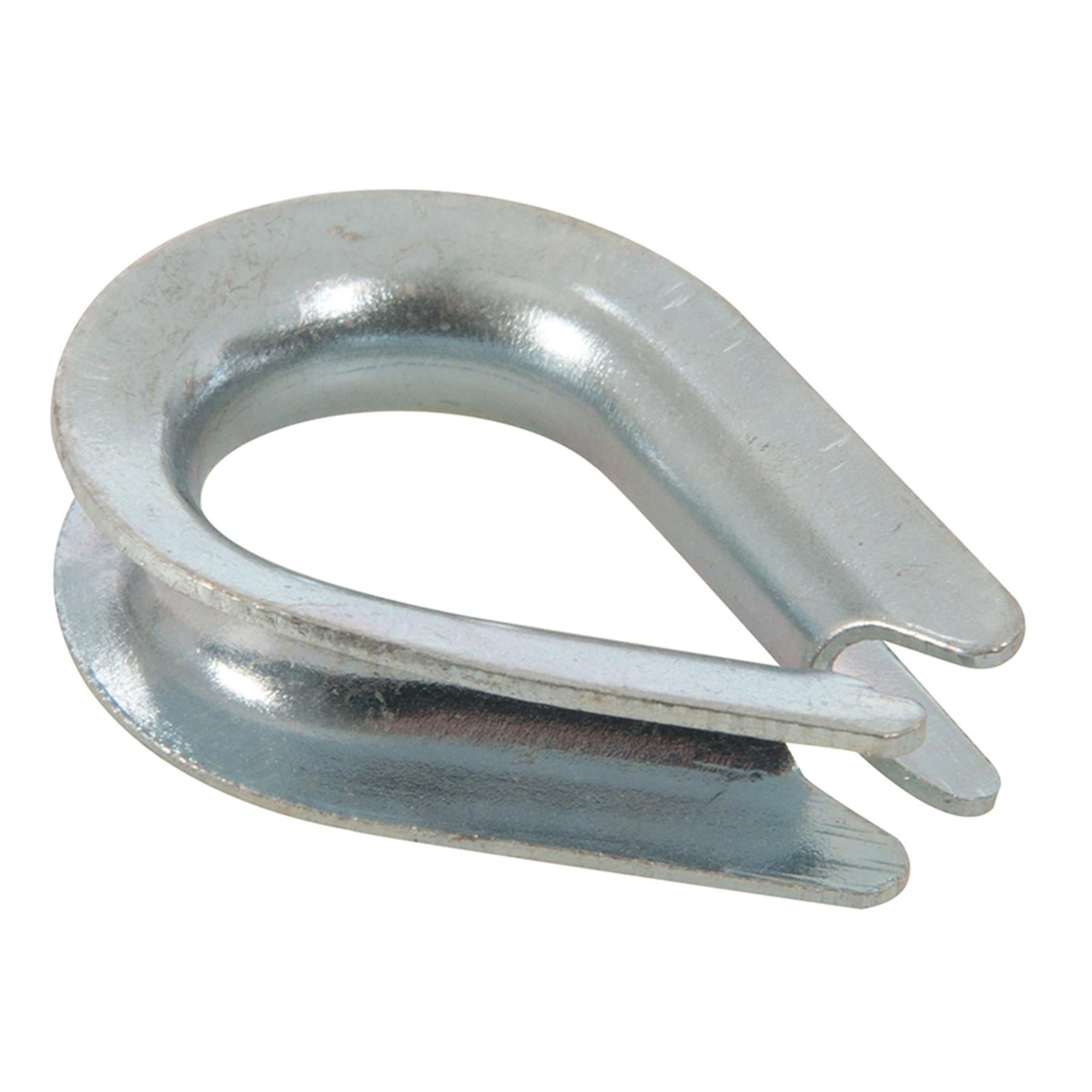 Stainless Steel Wire Thimble 10Pk / M6 Cable Eye Loop, Marine Winching