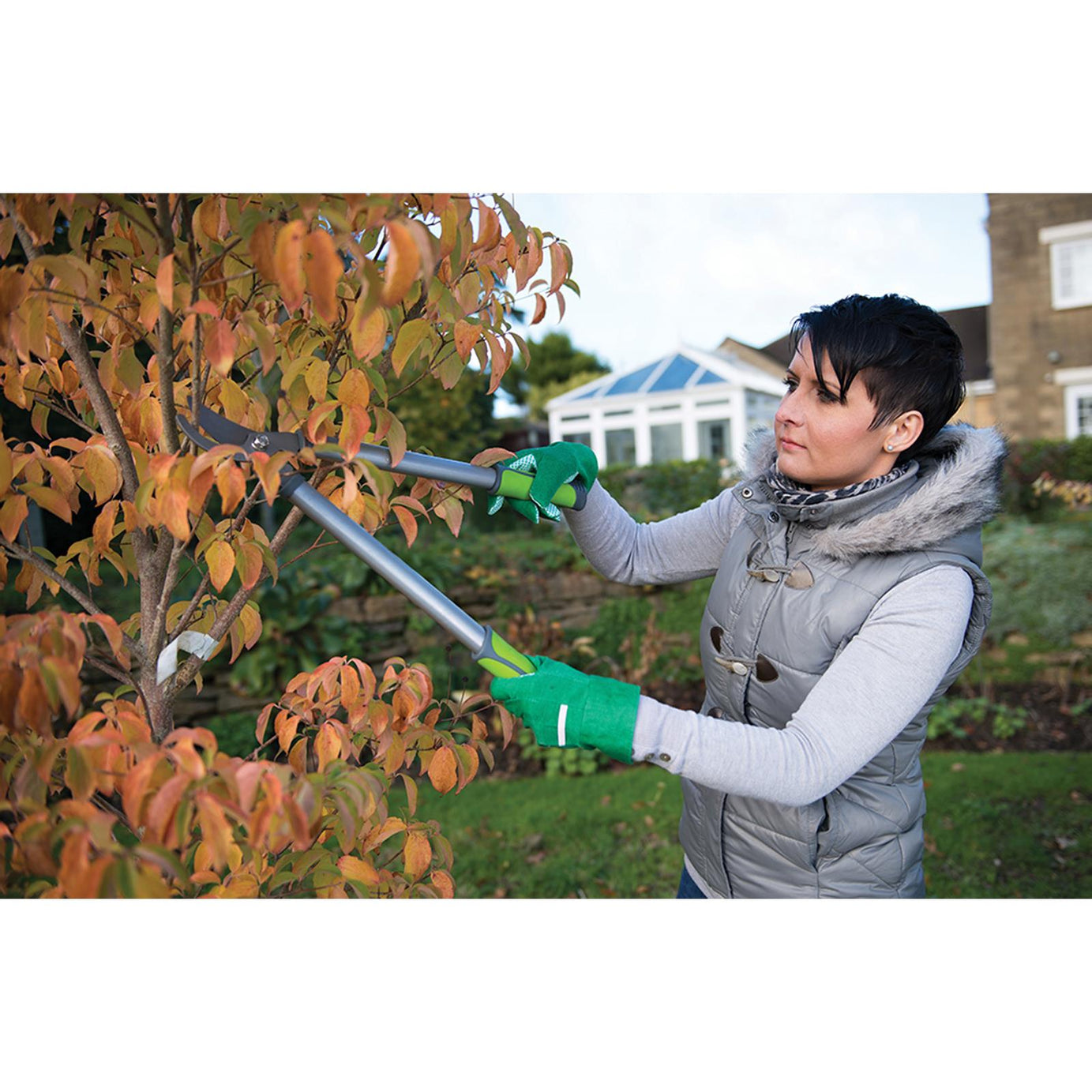 Heavy Duty 535mm Lopping Shears, Bypass Lopper Tree Branch Cutter 30" Hand Tool