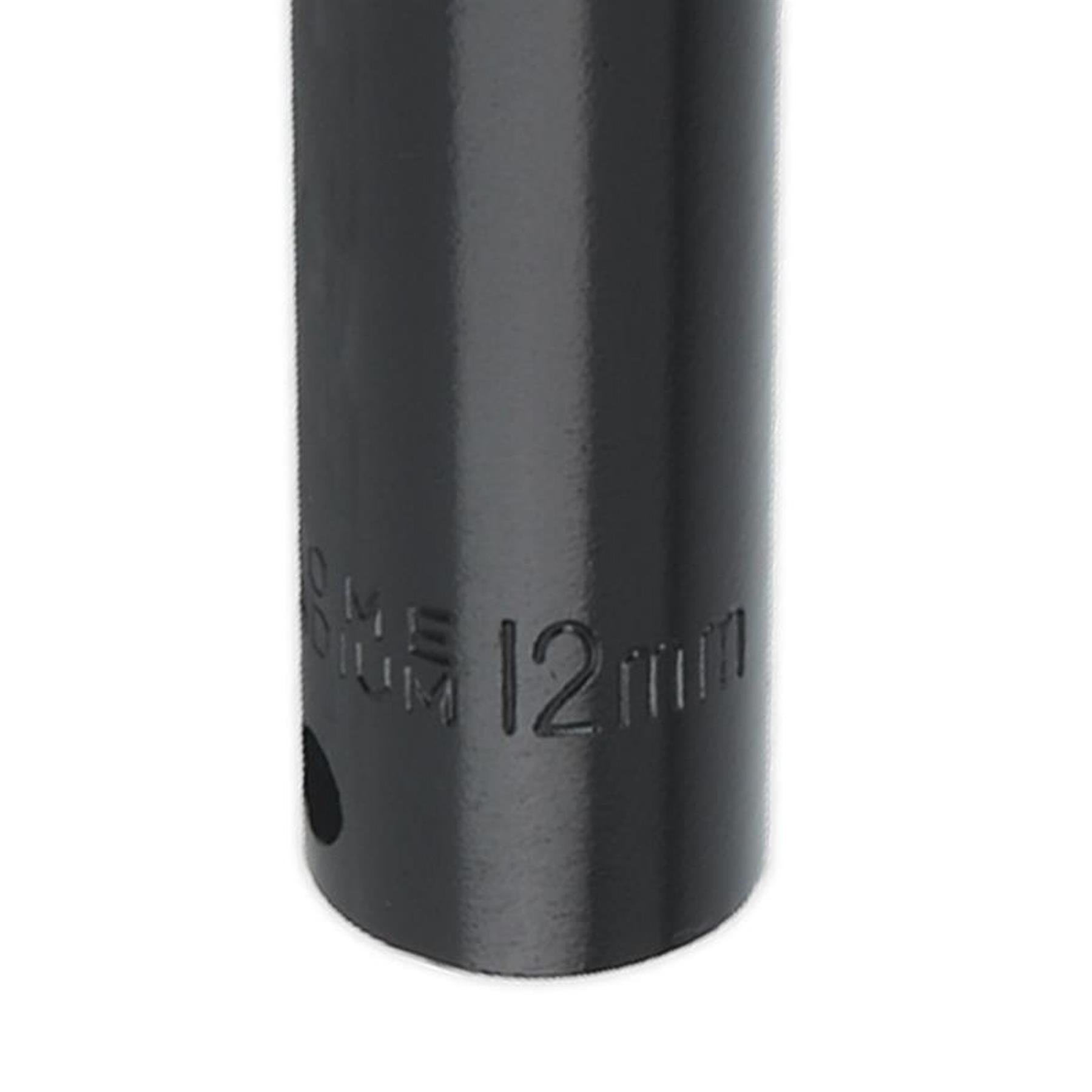 Sealey Impact Socket 12mm Deep 3/8"Sq Drive Chrome Vanadium