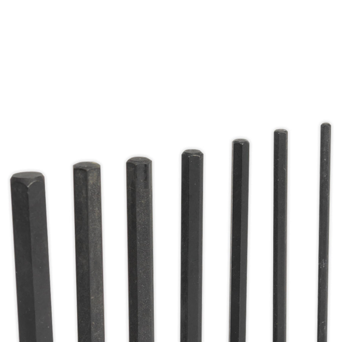 Sealey Hex Socket Bit Set 7pc 3/8"Sq Drive 110mm Metric