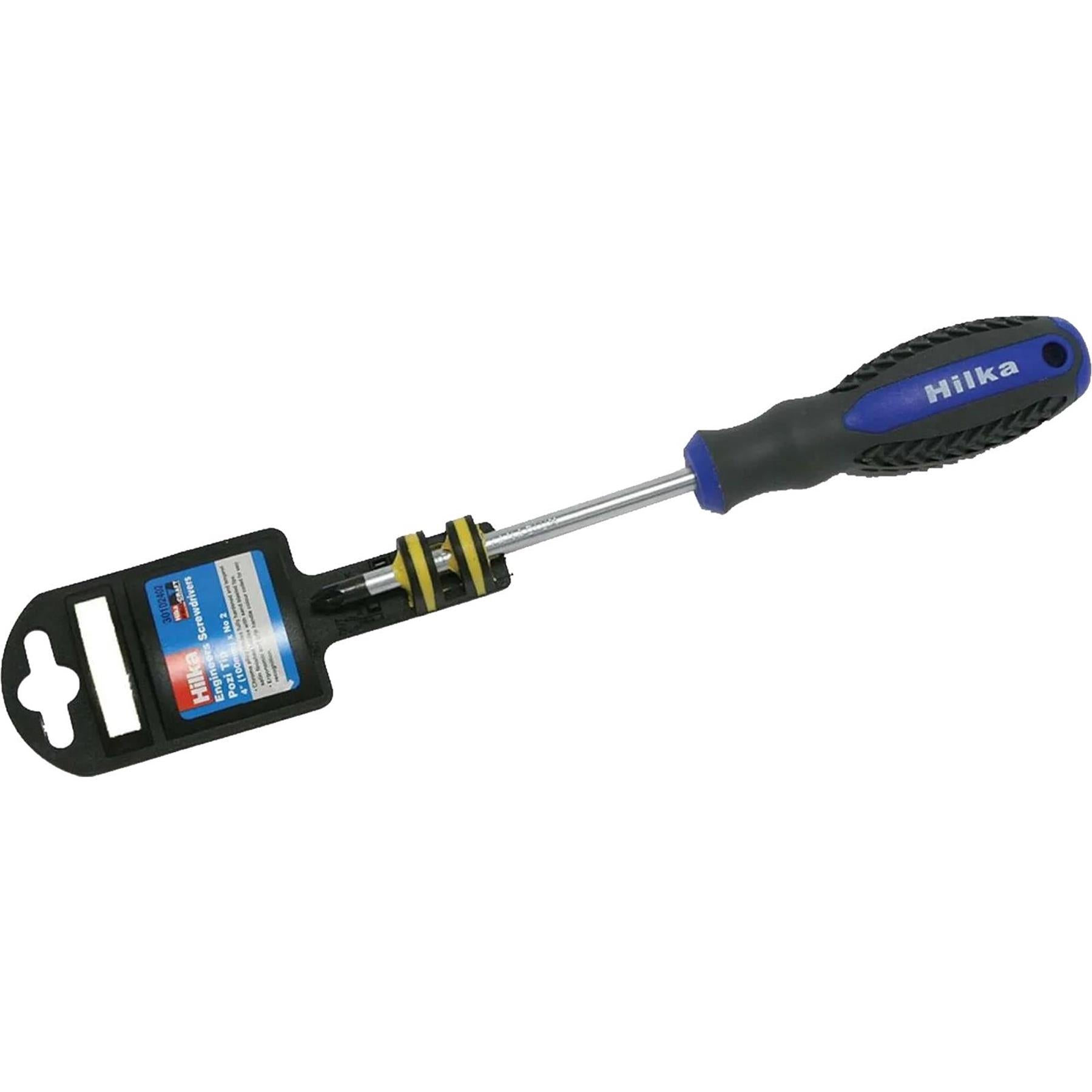 Engineers Screwdriver Pozi Tip Pro Craft 4" 100mm Screwdriver Torx Magnetic Tip