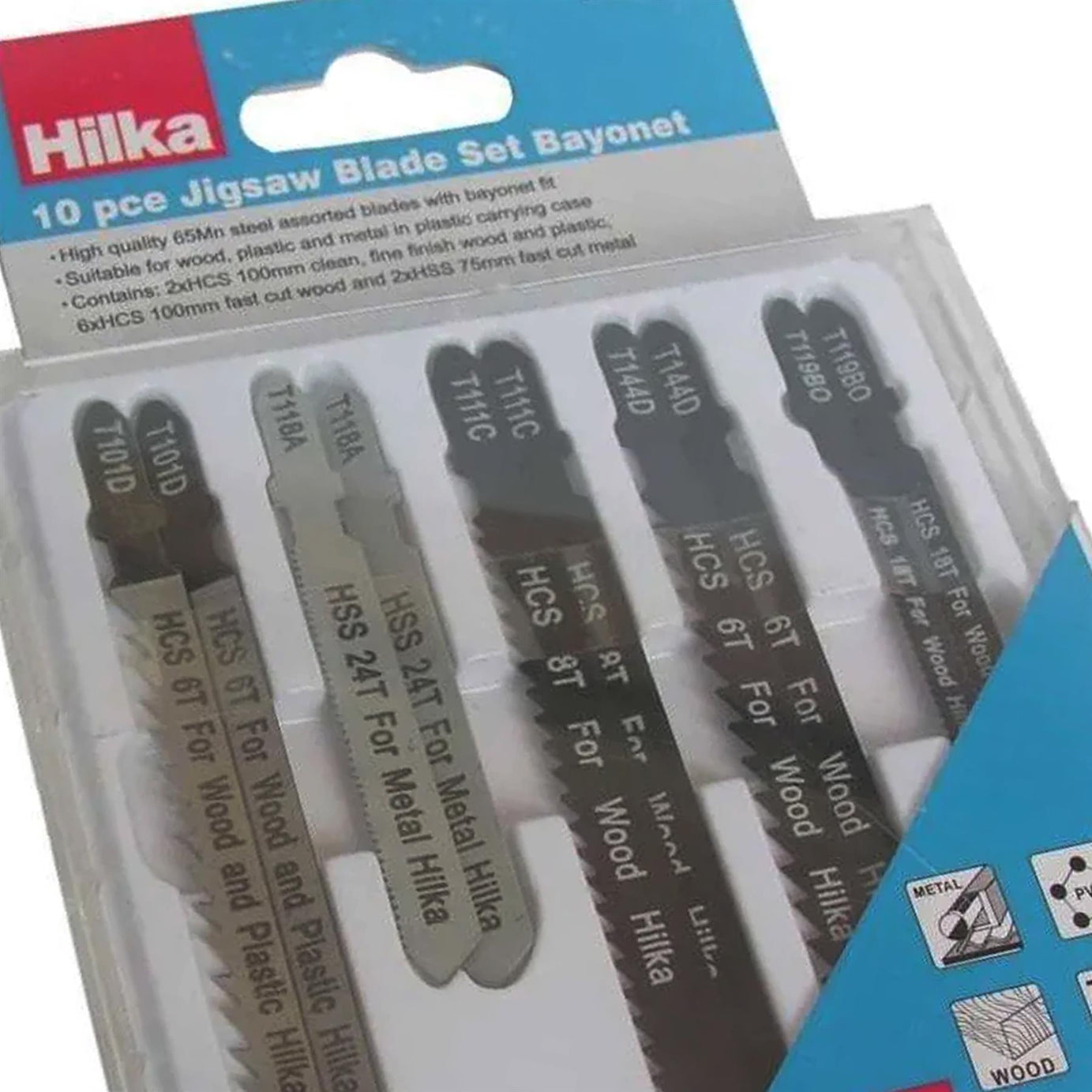 Bayonet Jigsaw Blade Set