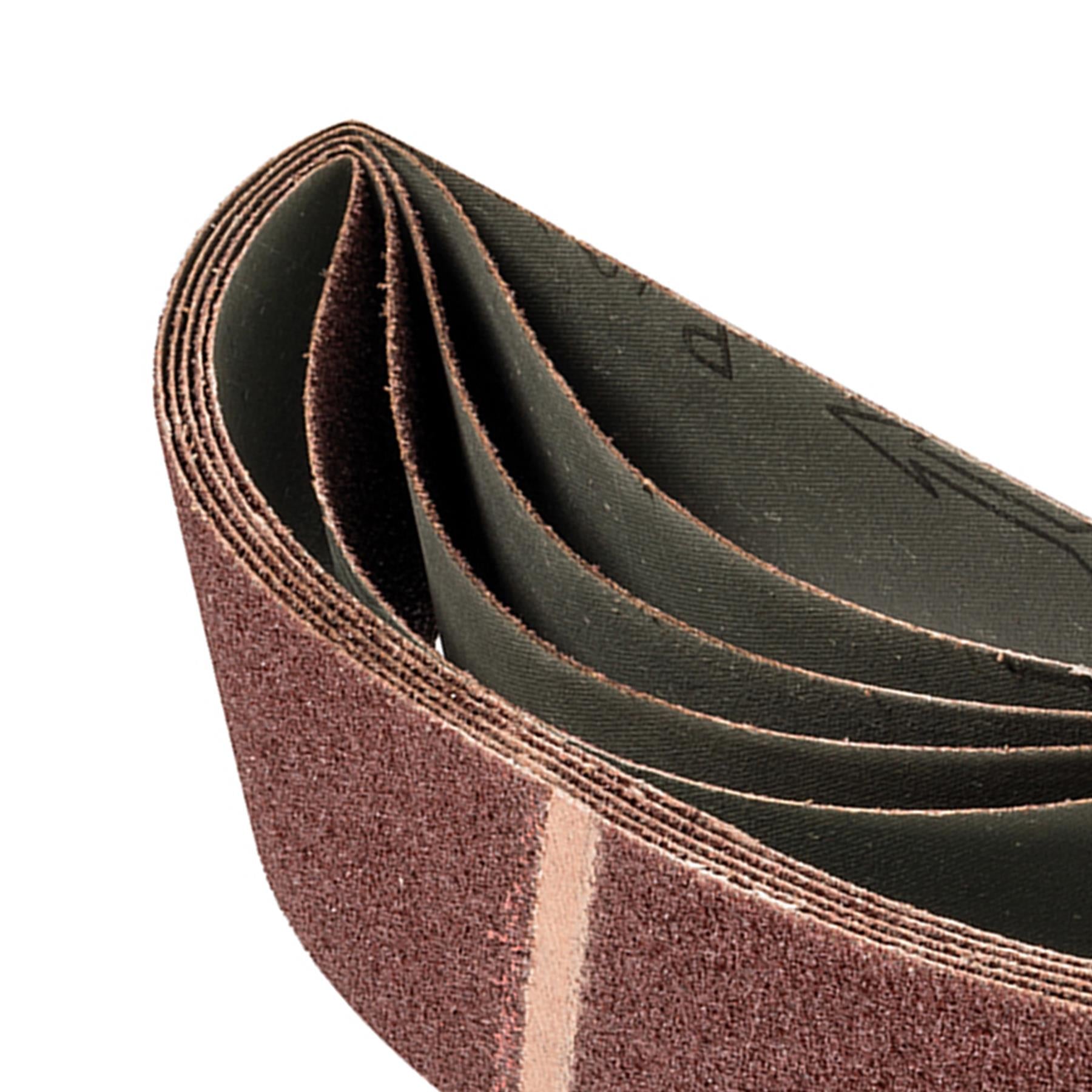 60 Grit Sanding Belts 75 X 533mm 5Pk Sanding Belts High Quality Aluminium