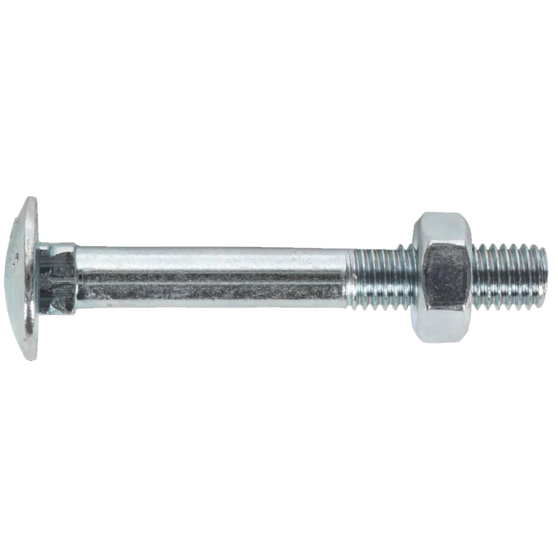 Sealey M10 Zinc Coach Bolt & Din 603-M10 x 75mm Pack Of 50