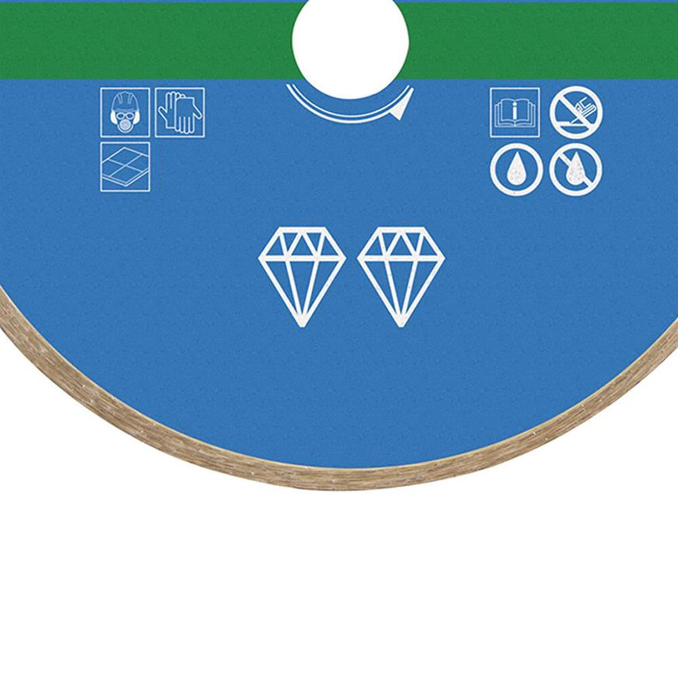 Continous Rim Tile Ceramic Cutting Diamond Blade 200 x 25.4mm Wet Or Dry Use Saw Blade