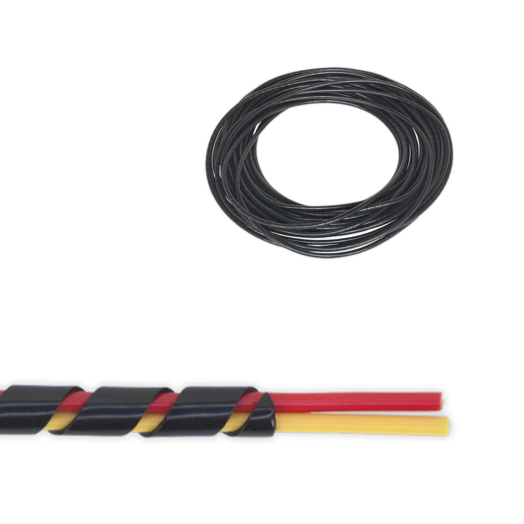 Sealey Spiral Wrap Cable Sleeving Ø4-8mm 10m