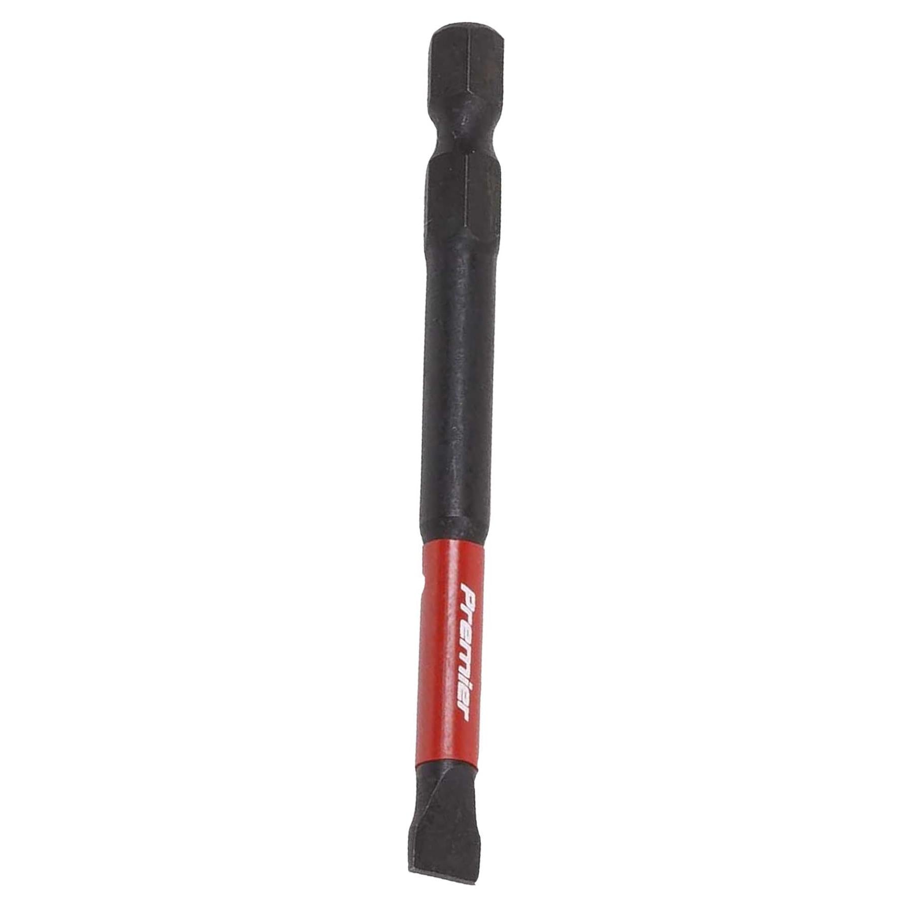 Slotted 6.5mm Impact Power Tool Bits 75mm - 3pc
