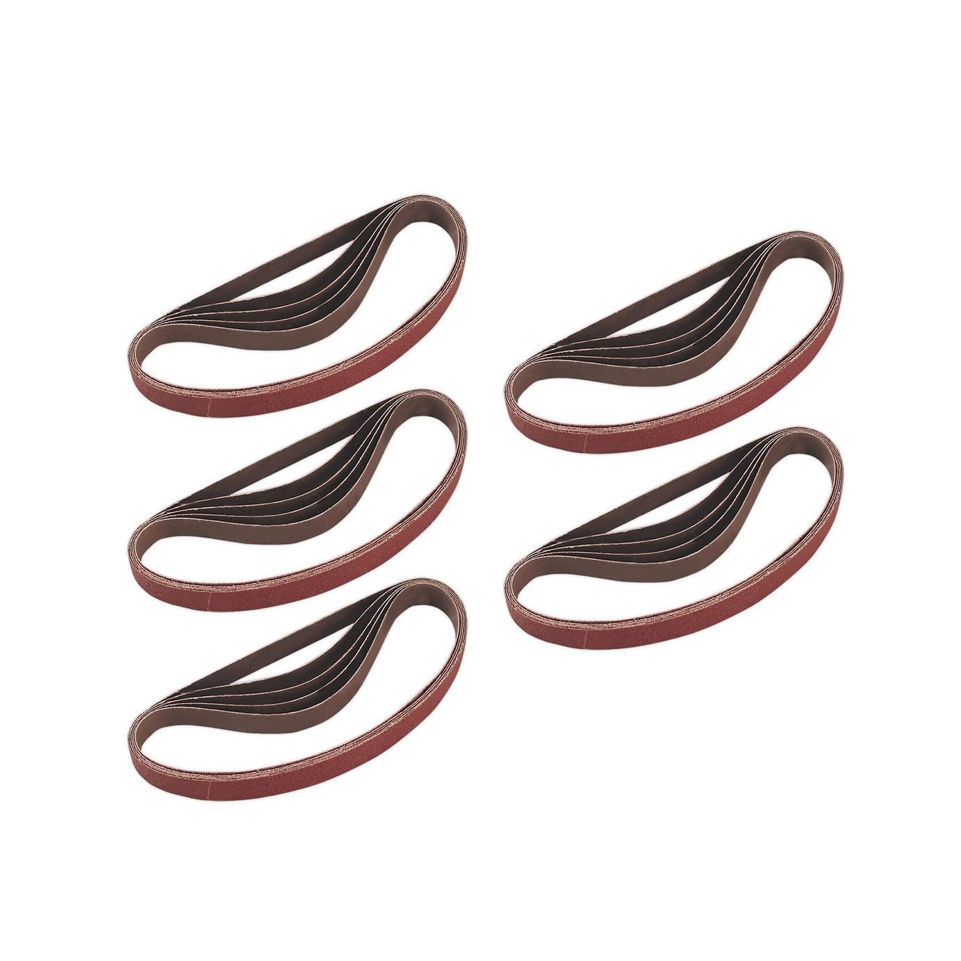 Sealey Sanding Belt 20 x 520mm 60Grit Pack of 5