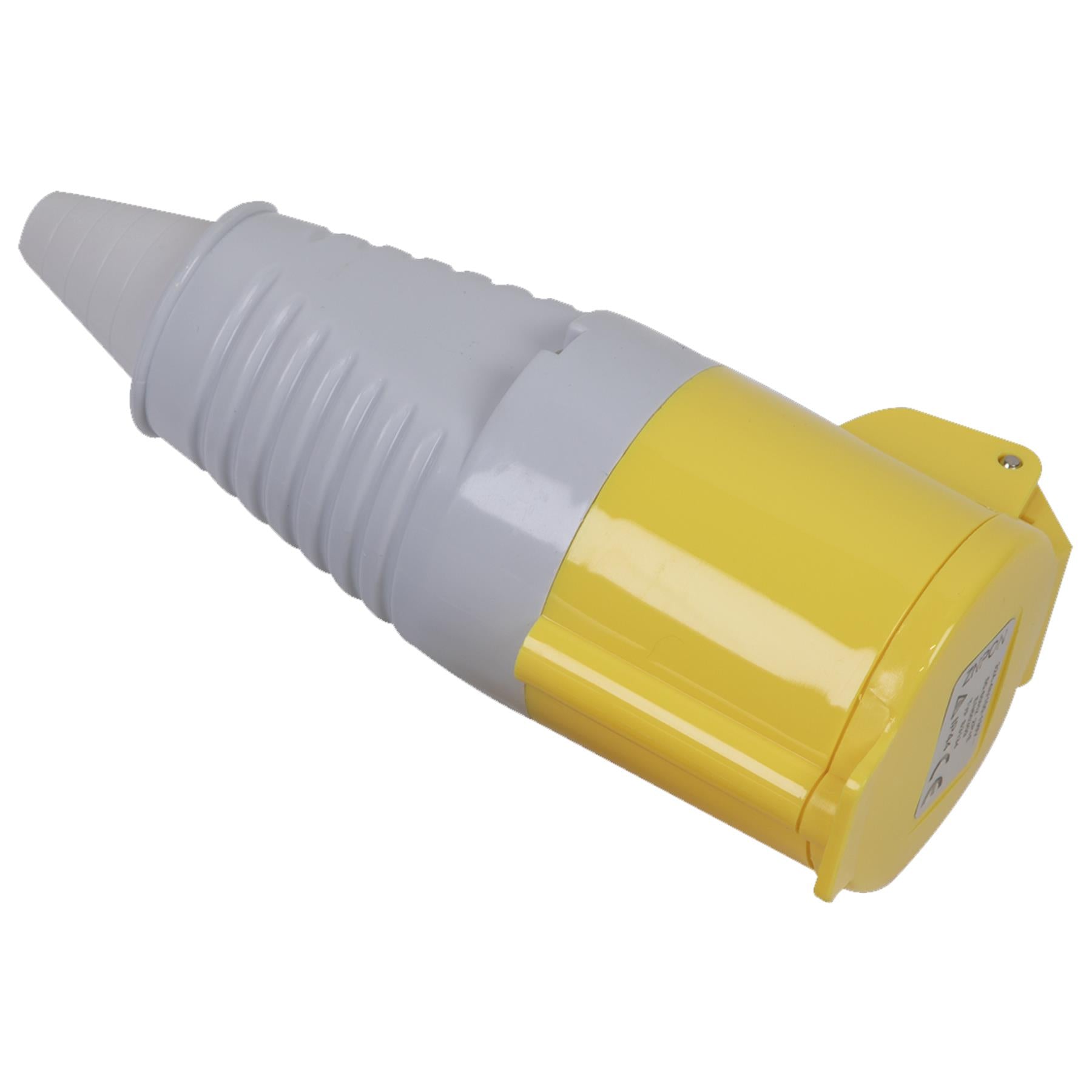 Yellow Socket For Use with 2P+E connectors, 110V 32A IP44 Rated - WC11032 Sealey