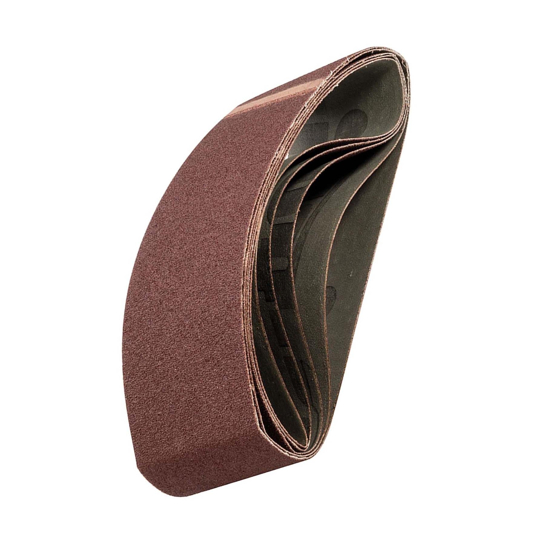 80 Grit Sanding Belts 75mm X 533mm 5Pk Sanding Belts High Quality Aluminium