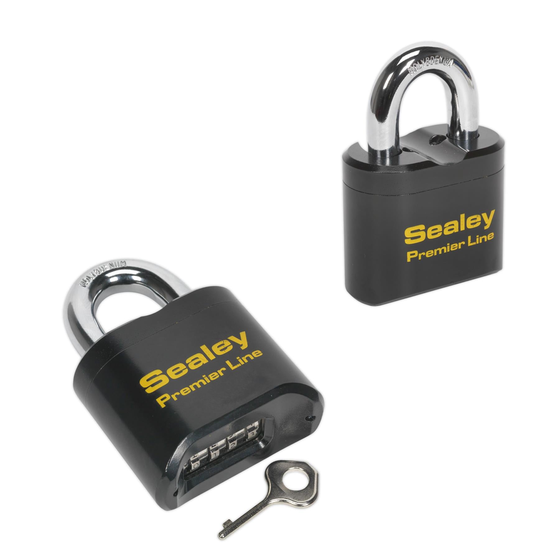 Sealey Steel Body Combination Padlock 62mm
