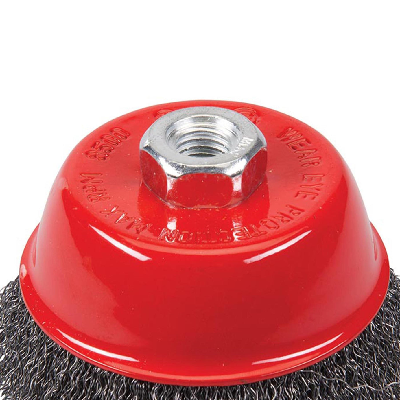 Steel Crimp Cup 100mm Wire Brush M14 Rust Removal For Metal And Stone Working