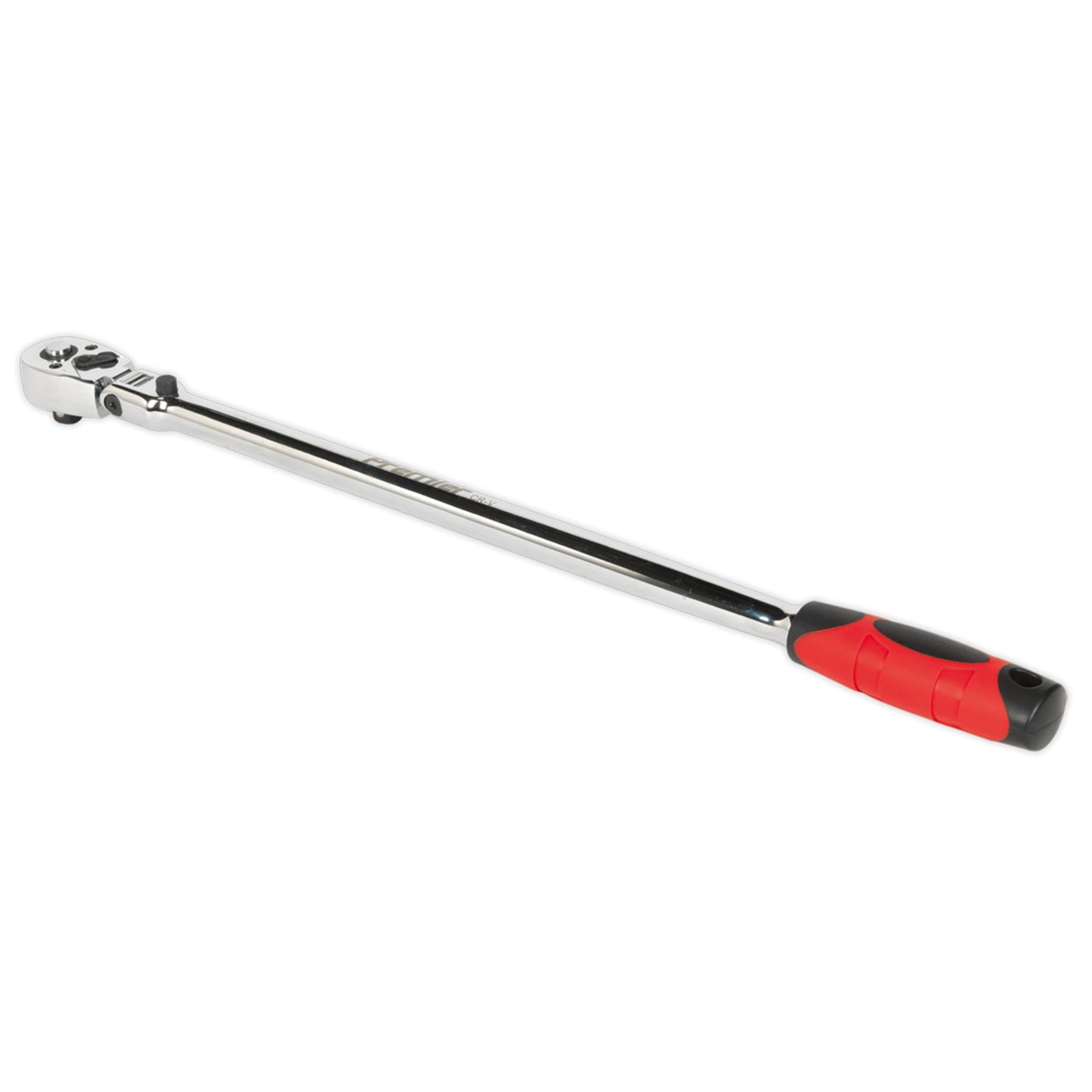 Sealey Ratchet Wrench Flexi-Head Extra-Long 455mm 3/8"Sq Drive