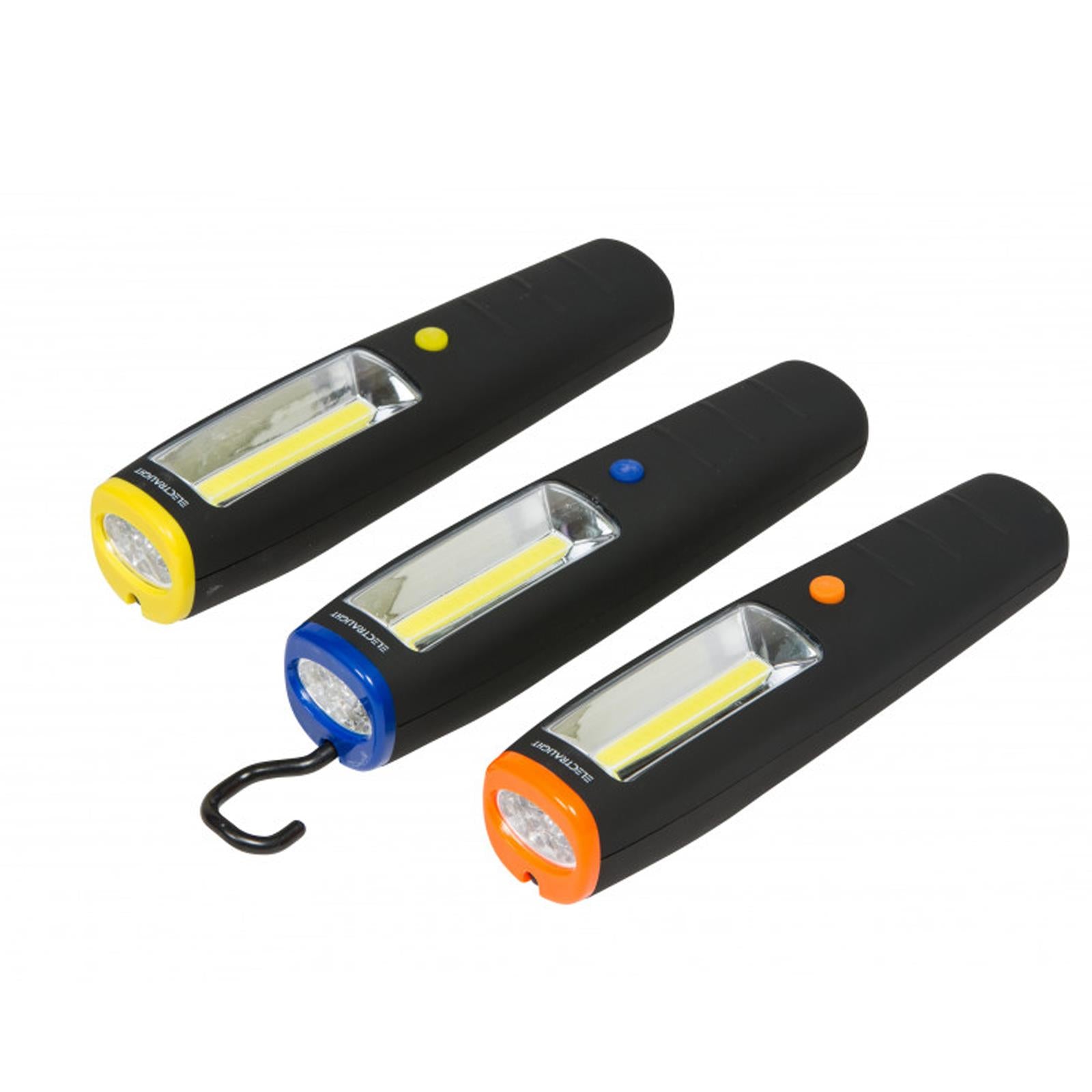 BlueSpot Electralight COB Work Light With Hook, Batteries and Magnet 150 Lumen