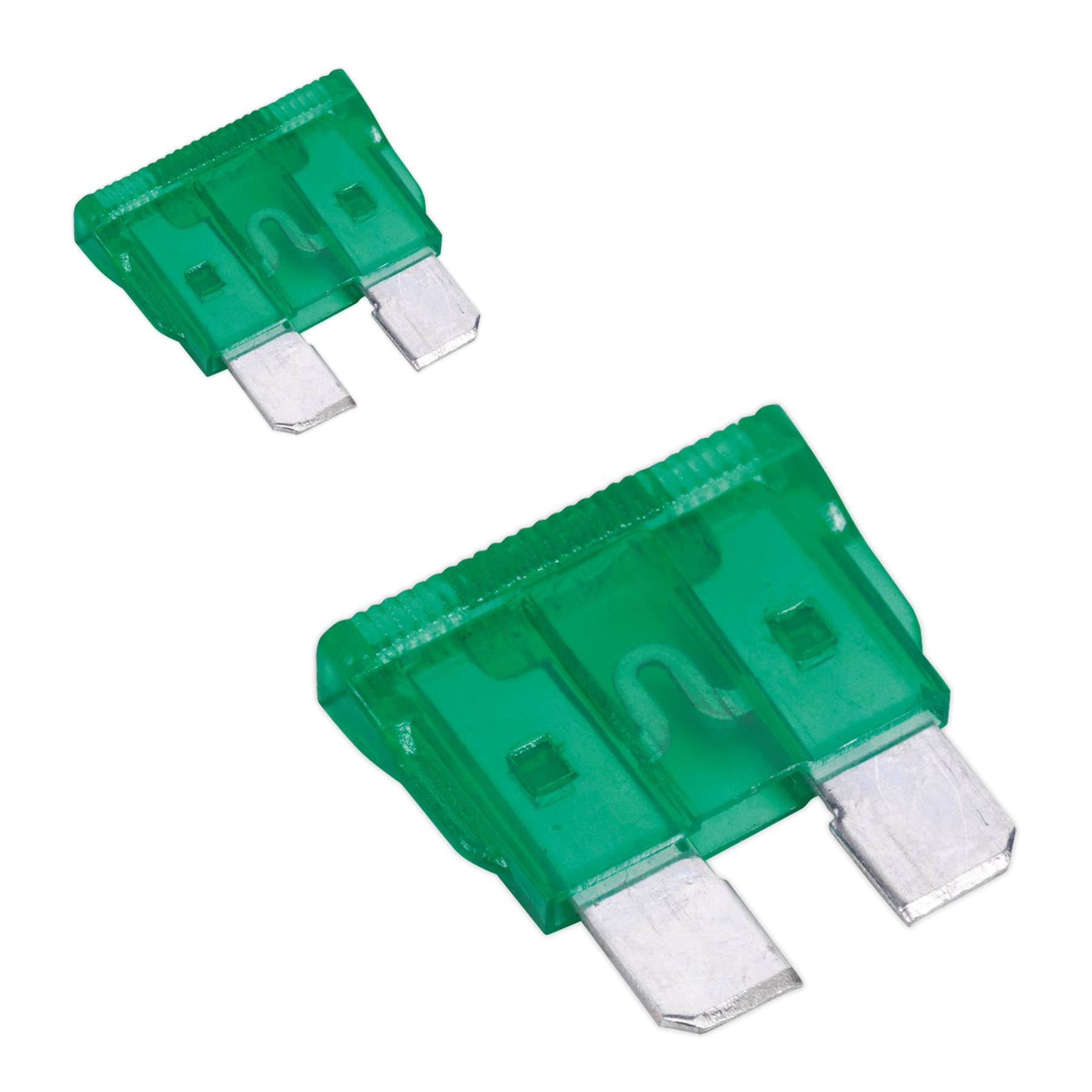 Sealey Automotive Standard Blade Fuse 30A Pack of 50