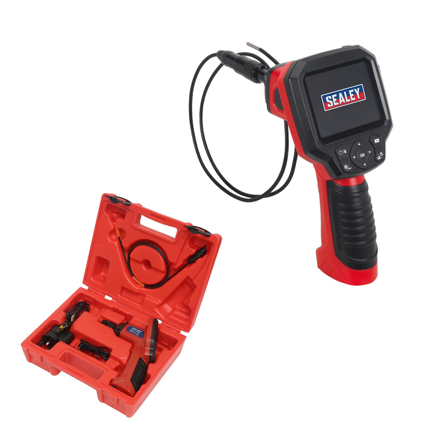 Sealey Video Borescope 3.9mm Camera Waterproof probe Pod