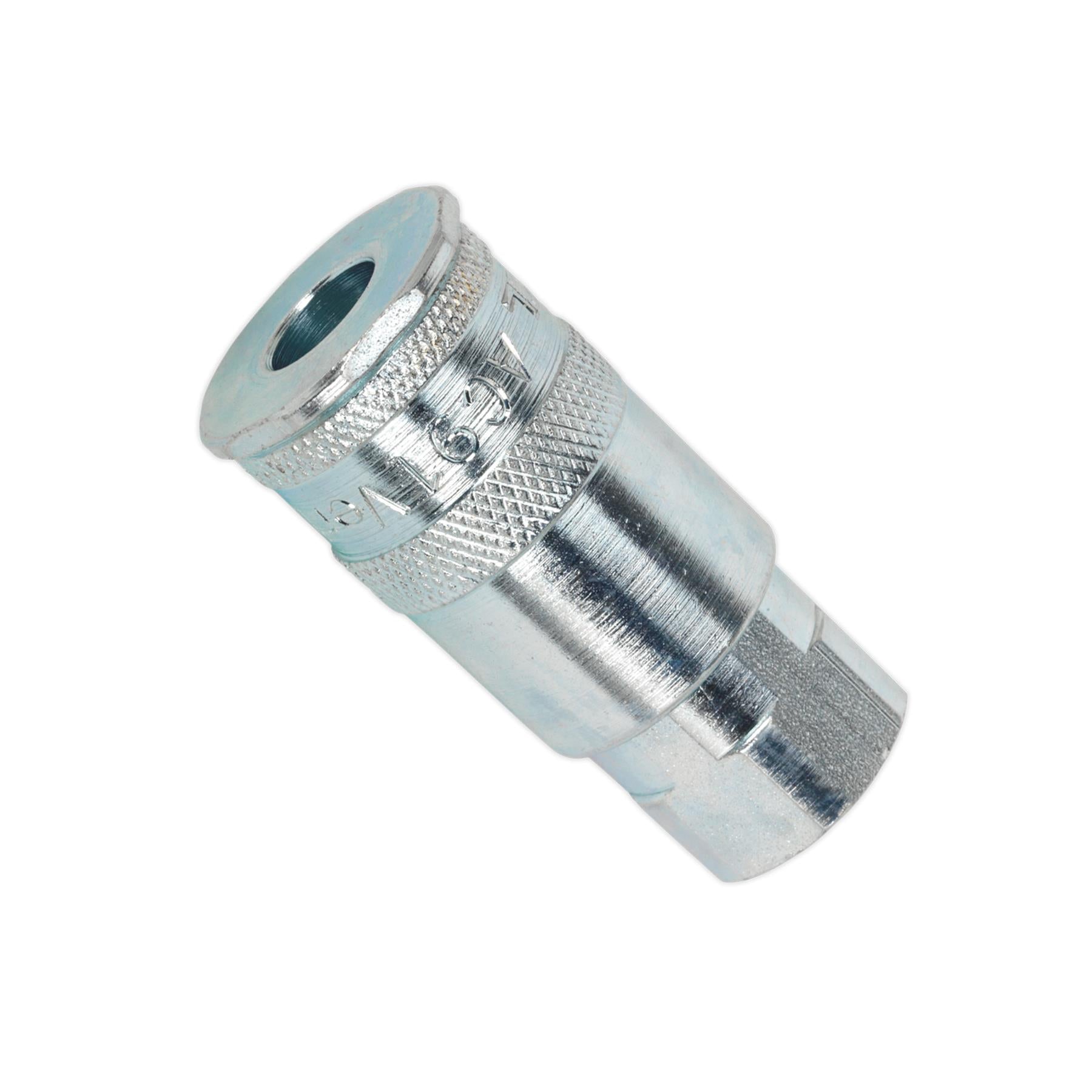 Sealey 1/4"BSP Female Coupling Body Air Coupler Compressor Connector Pack of 5