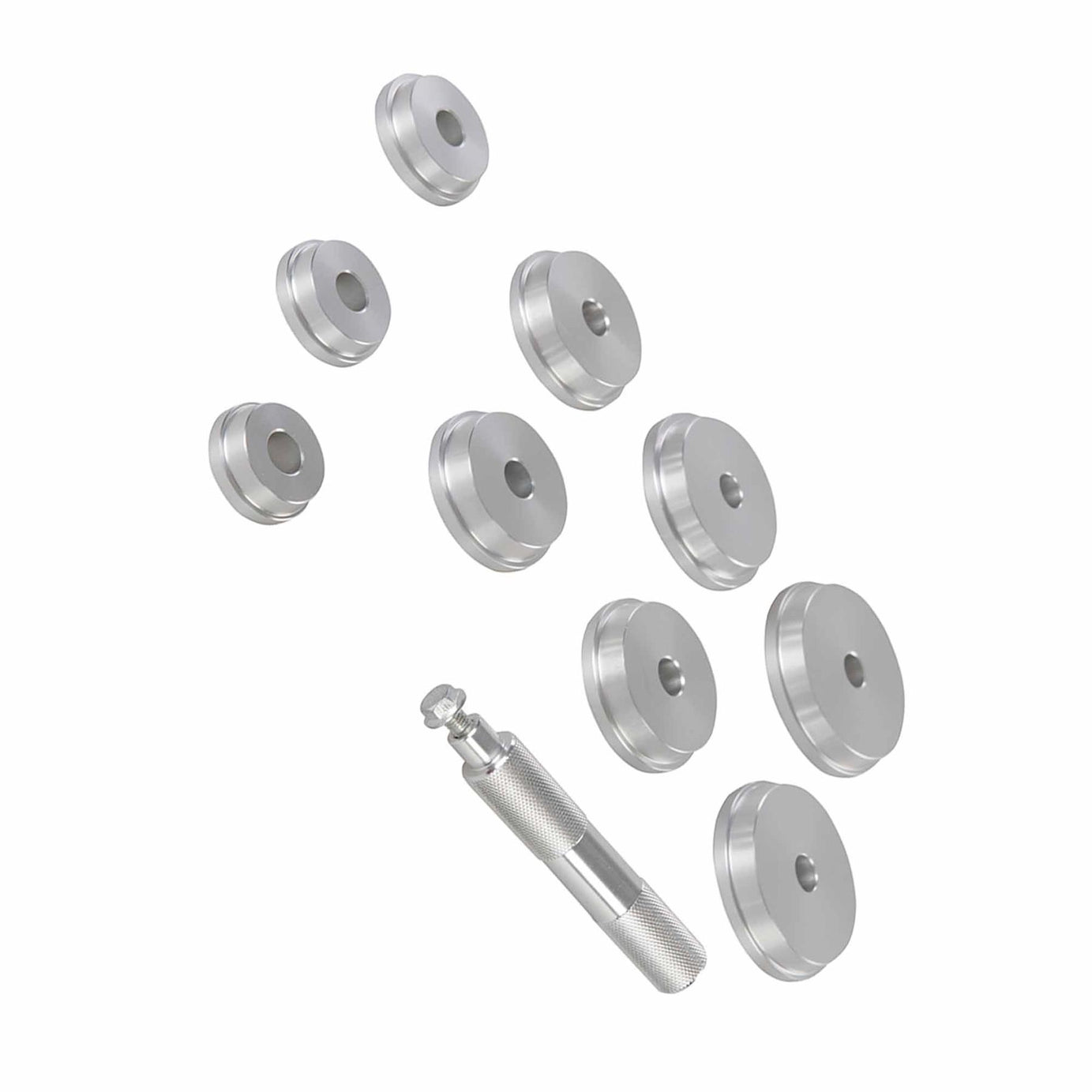 Bearing Race & Seal Driver Kit 10pce 40 - 81mm With Tough Storage Case